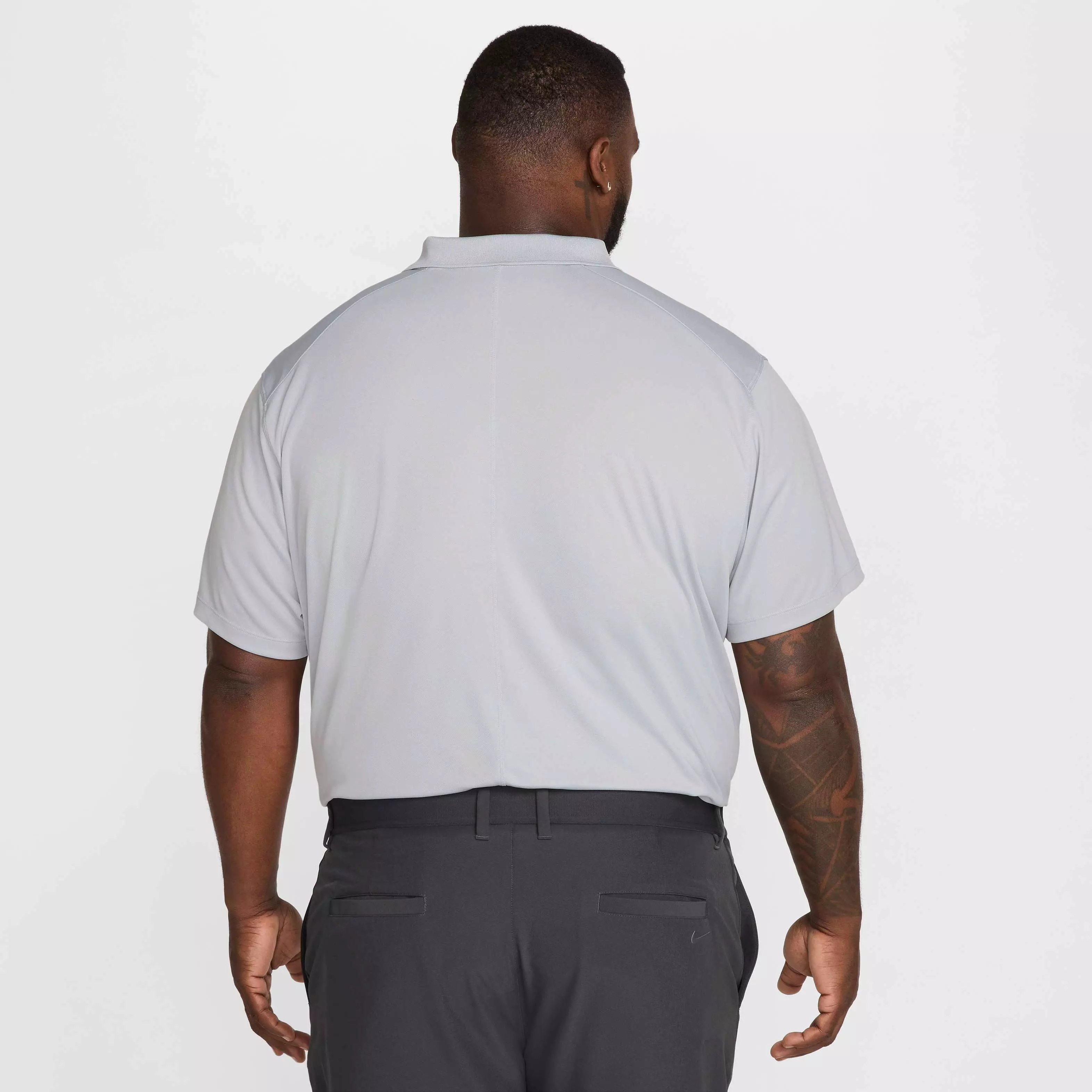 Nike Men's Dri-FIT Victory Solid Golf Polo - GREY