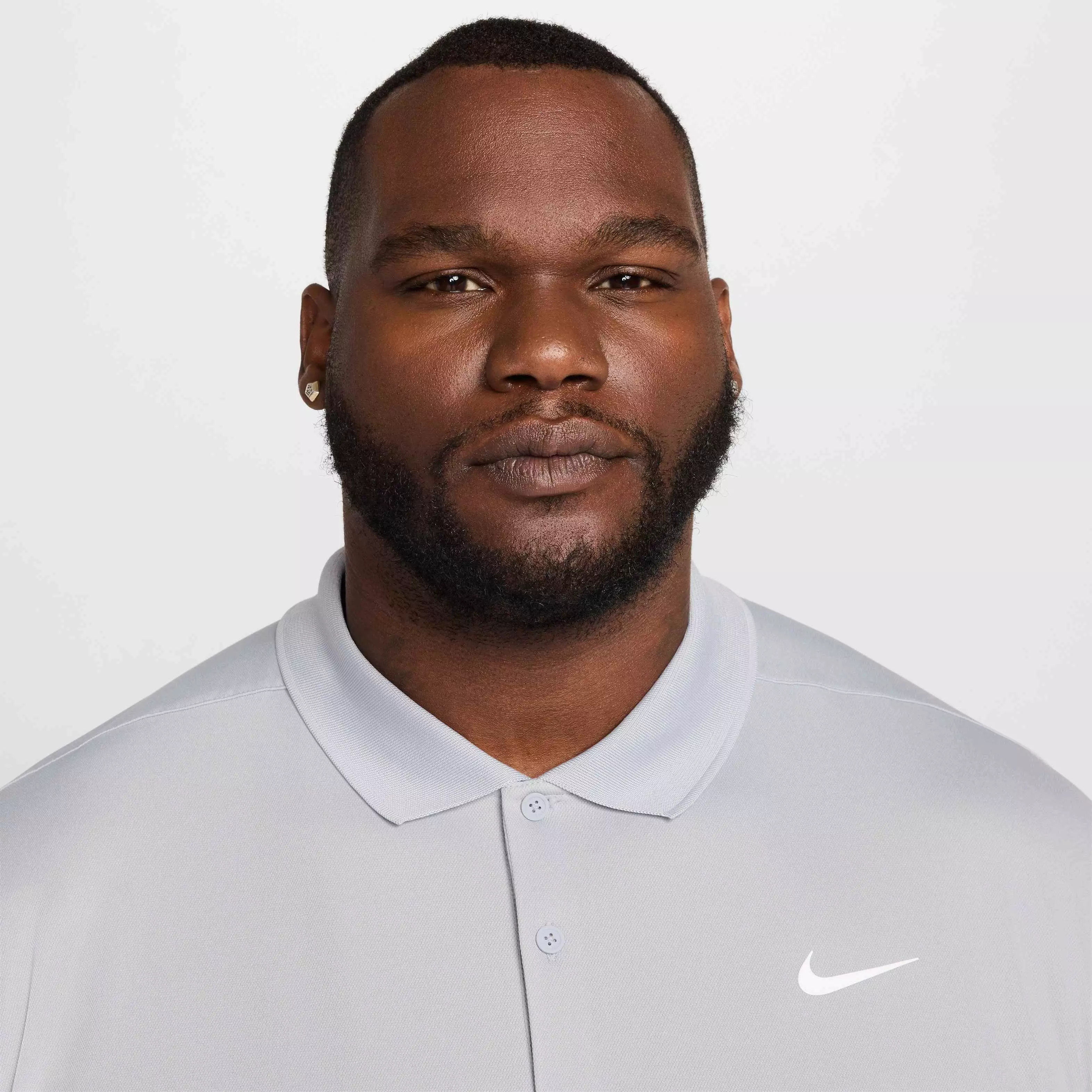 Nike Men's Dri-FIT Victory Solid Golf Polo - GREY