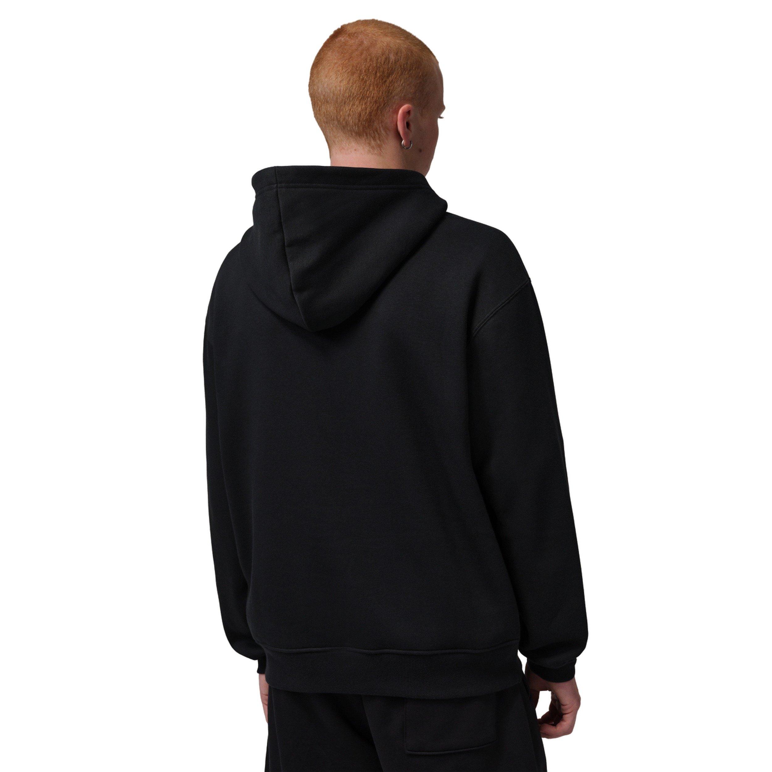 Jordan Men's Brooklyn Fleece Pullover Hoodie - BLACK Thumbnail View 2