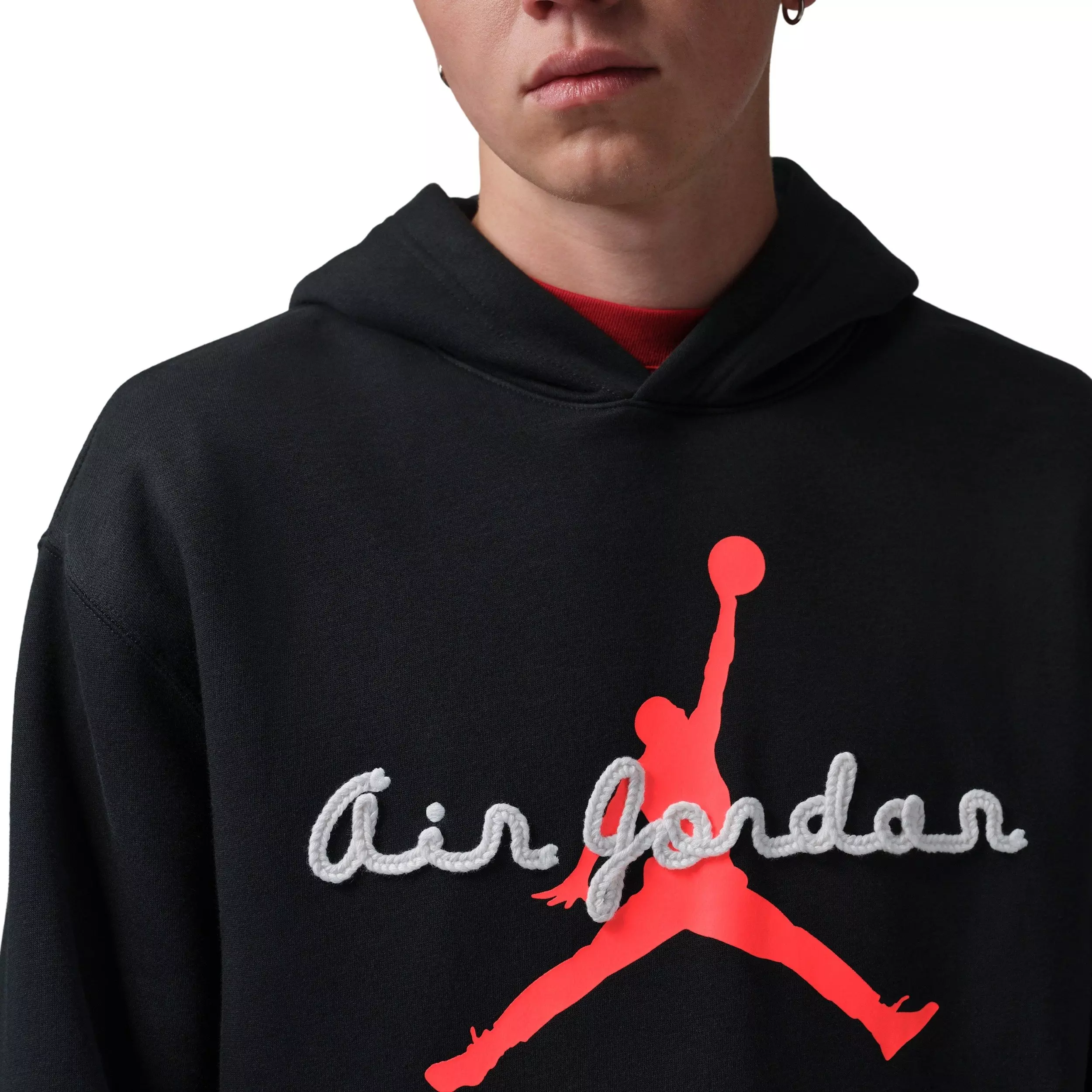 Jordan Men's Brooklyn Pullover Fleece Hoodie - BLACK