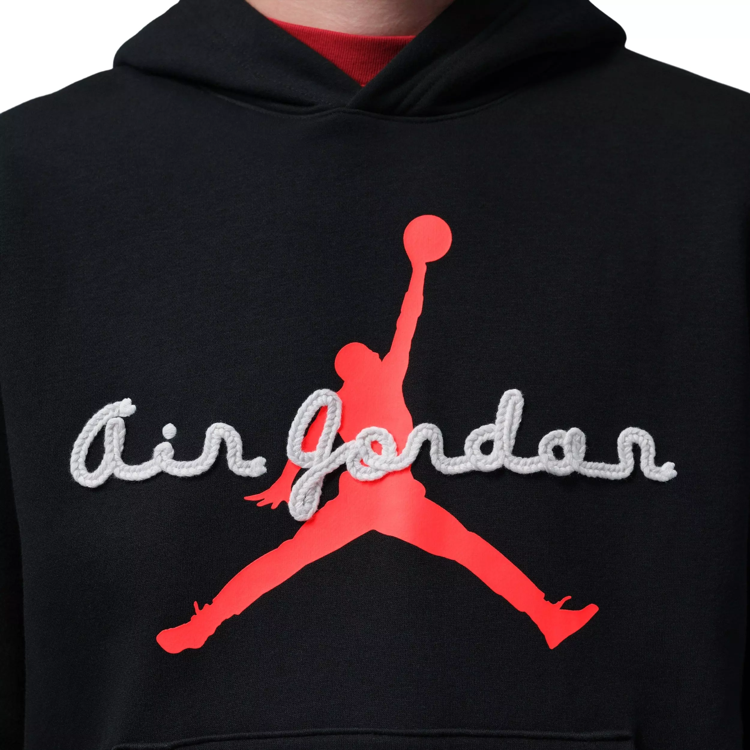 Jordan Men's Brooklyn Pullover Fleece Hoodie - BLACK