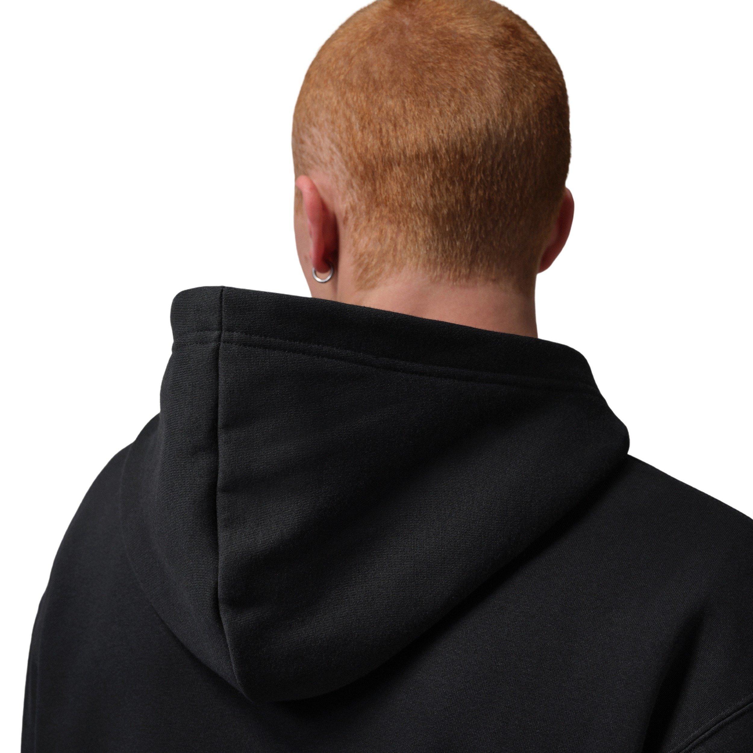 Jordan Men's Brooklyn Pullover Fleece Hoodie - BLACK Thumbnail View 6