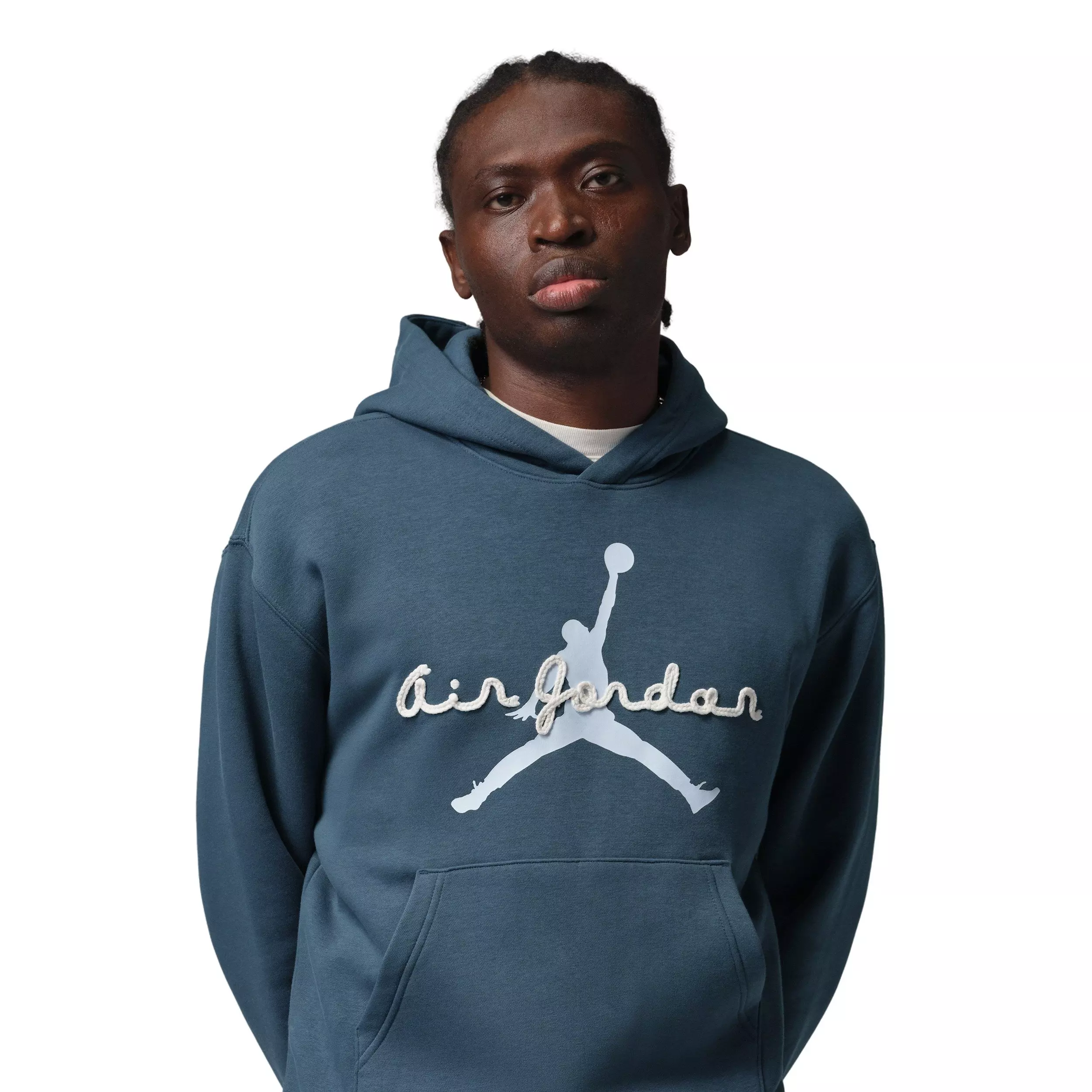 Jordan Men's Brooklyn Pullover Fleece Hoodie - BLUE