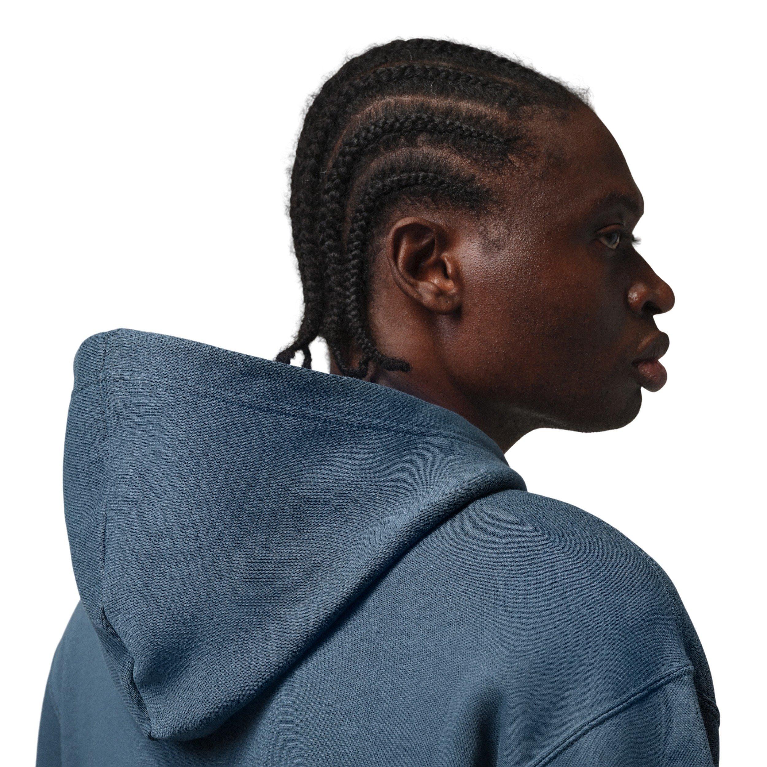 Jordan Men's Brooklyn Pullover Fleece Hoodie - BLUE Thumbnail View 6