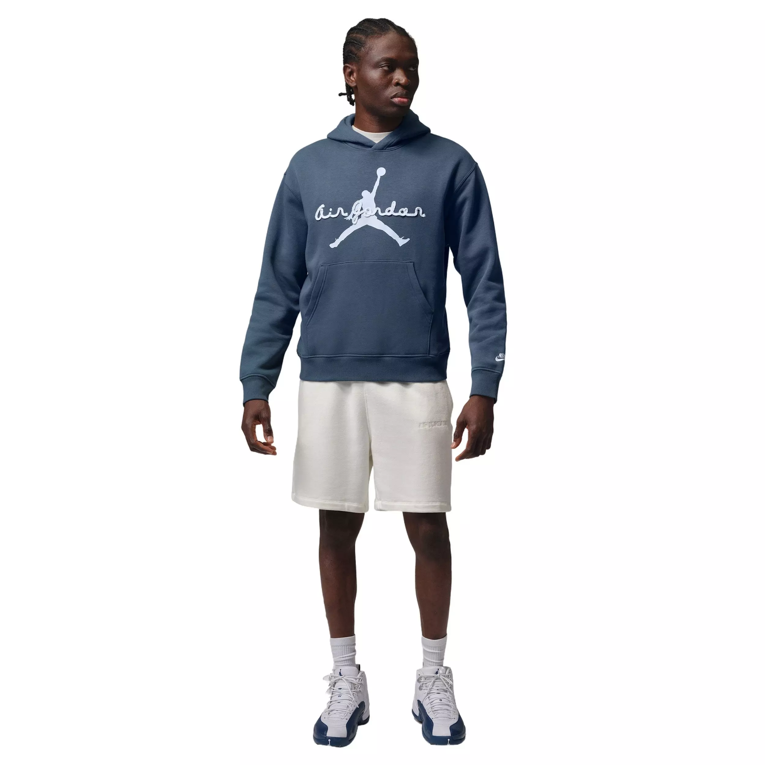 Jordan Men's Brooklyn Fleece Pullover Hoodie - BLUE
