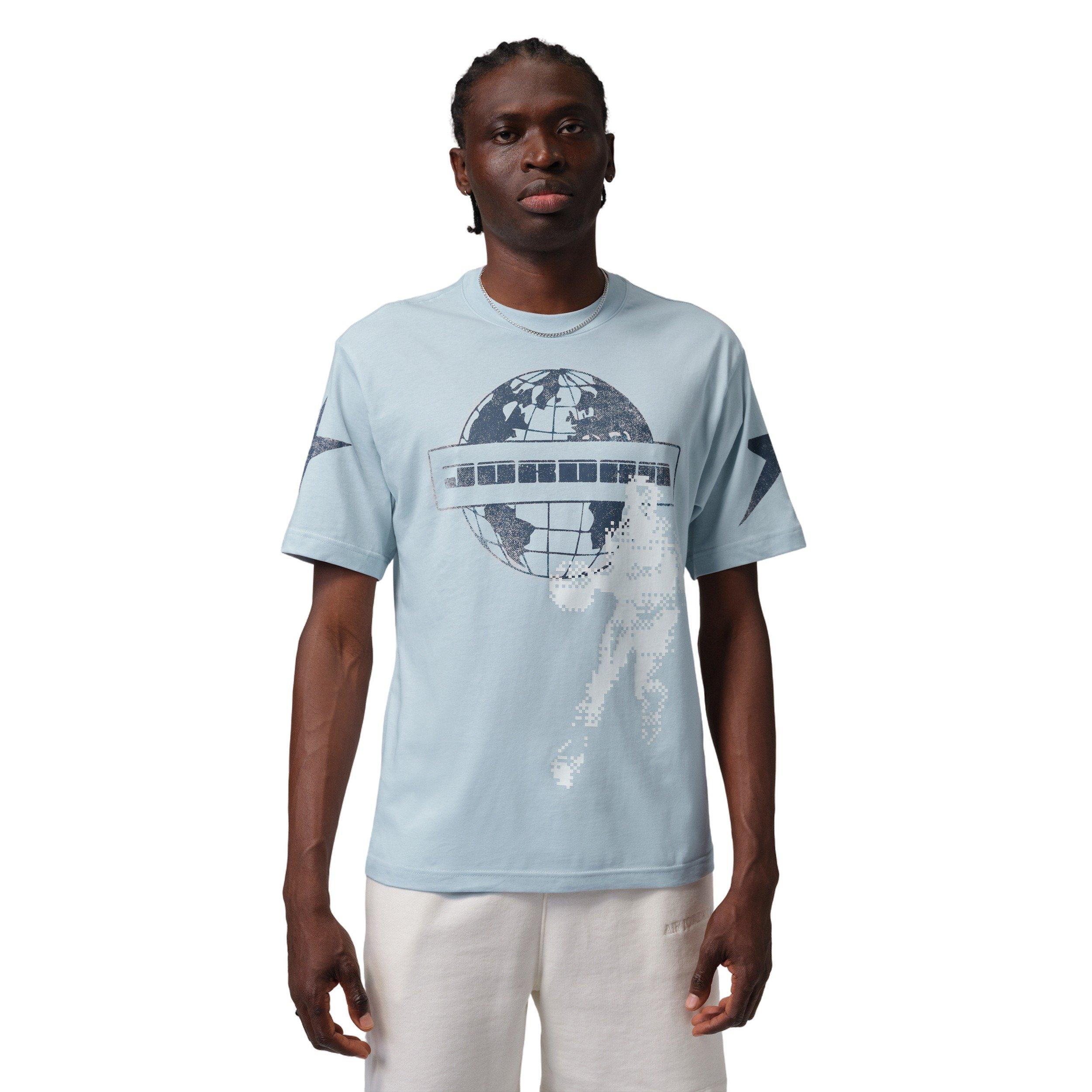 Jordan Men's Star Graphic Short-Sleeve Crew T-Shirt - BLUE Thumbnail View 1