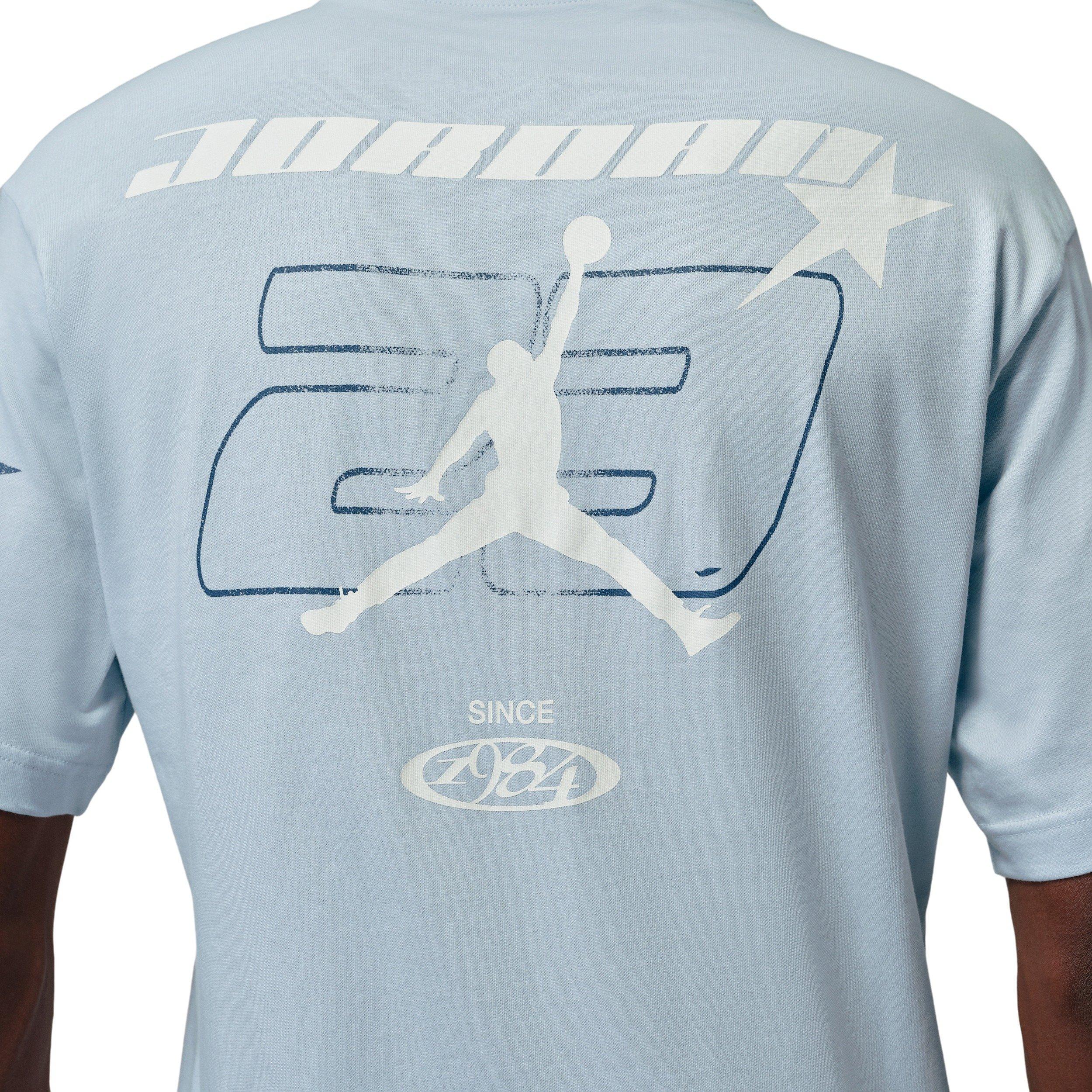 Jordan Men's Star Graphic Short-Sleeve Crew T-Shirt - BLUE Thumbnail View 5