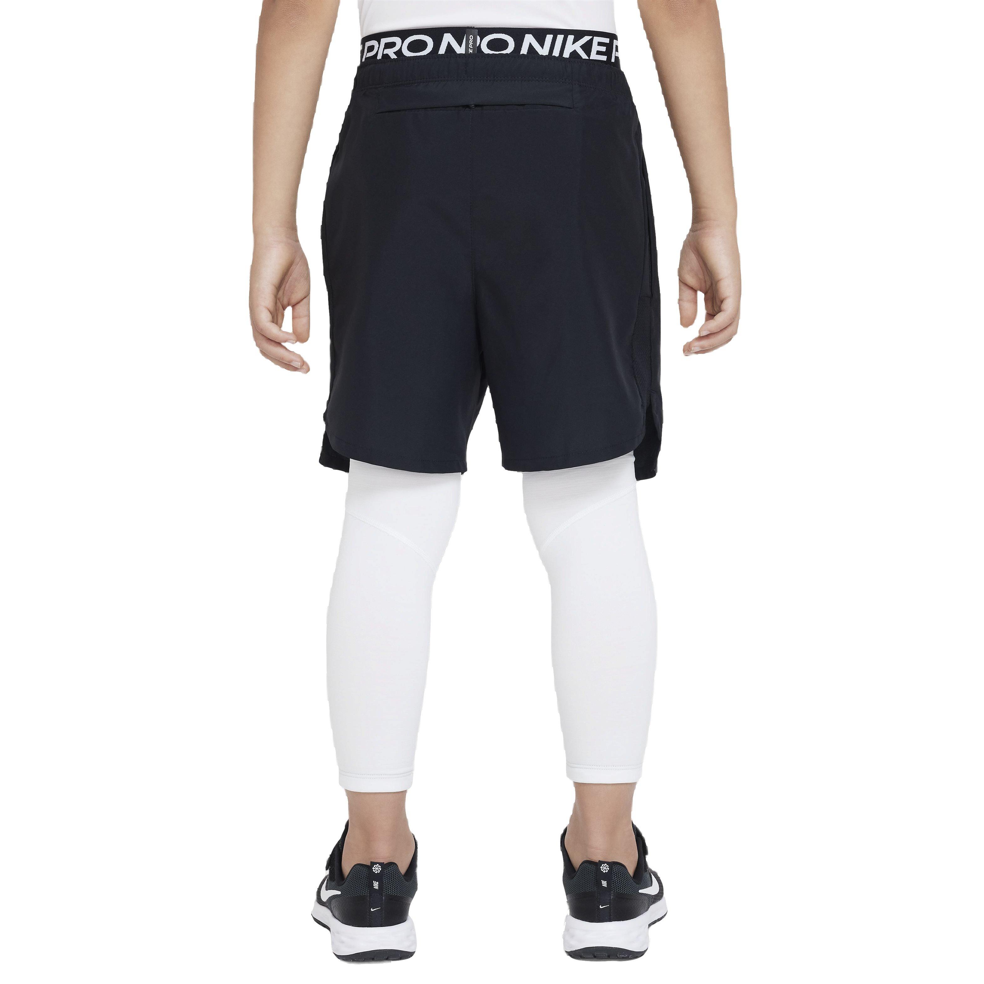 Nike Big Boys' Pro Warm Dri-FIT Leggings -White - Hibbett