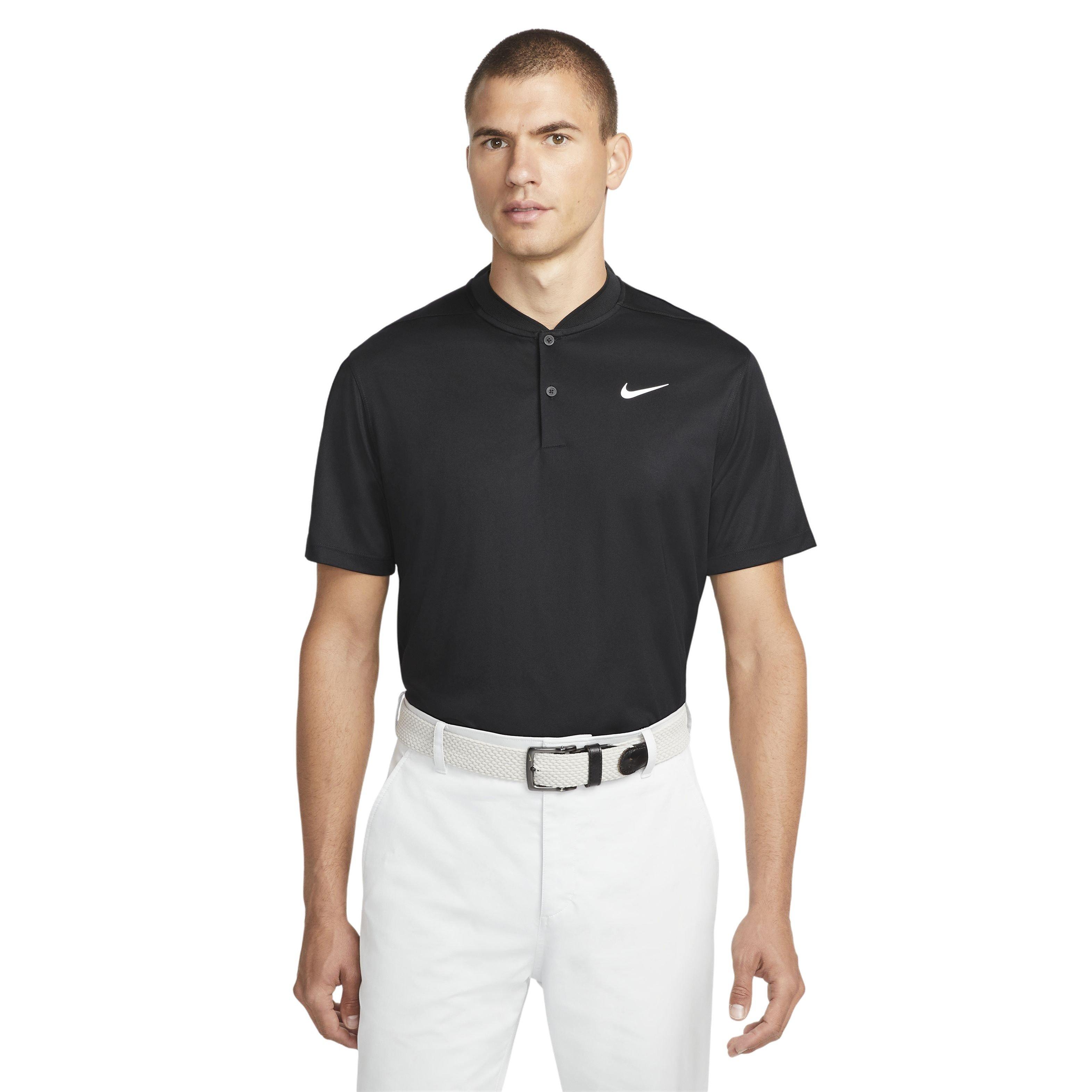 Nike Men's Dri-FIT Victory Blade Golf Polo - BLACK Thumbnail View 1