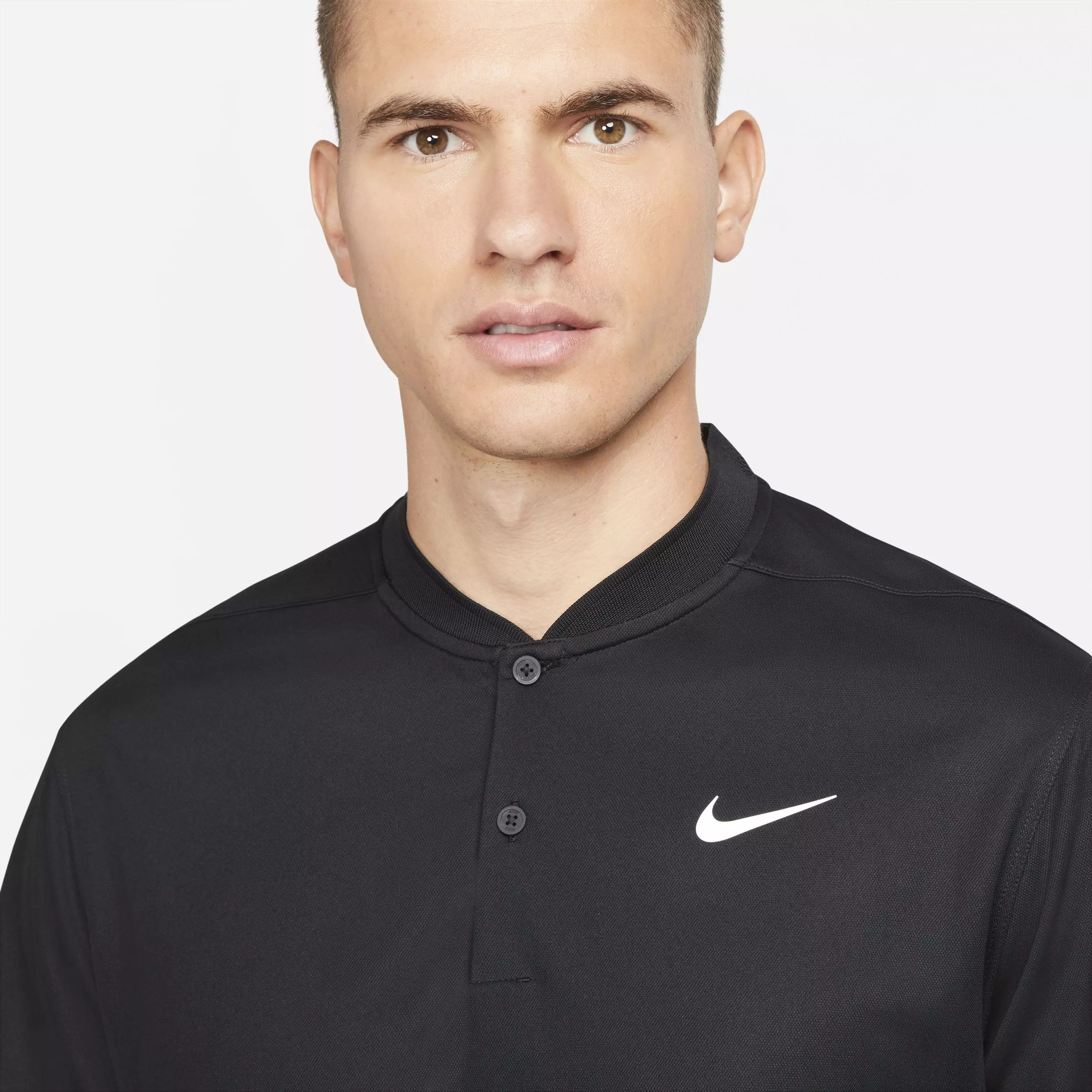 Nike Men's Dri-FIT Victory Blade Golf Polo - BLACK