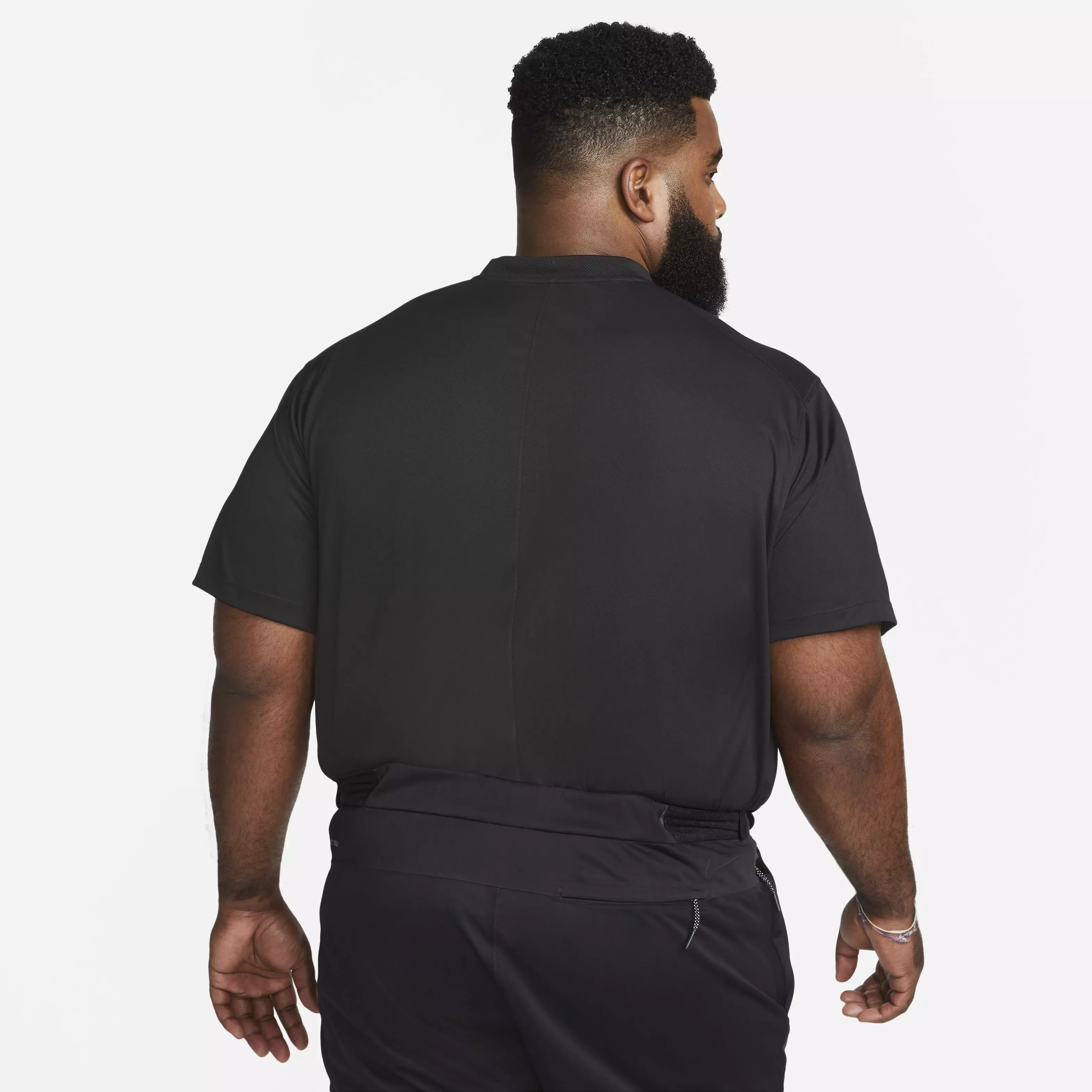 Nike Men's Dri-FIT Victory Blade Golf Polo - BLACK