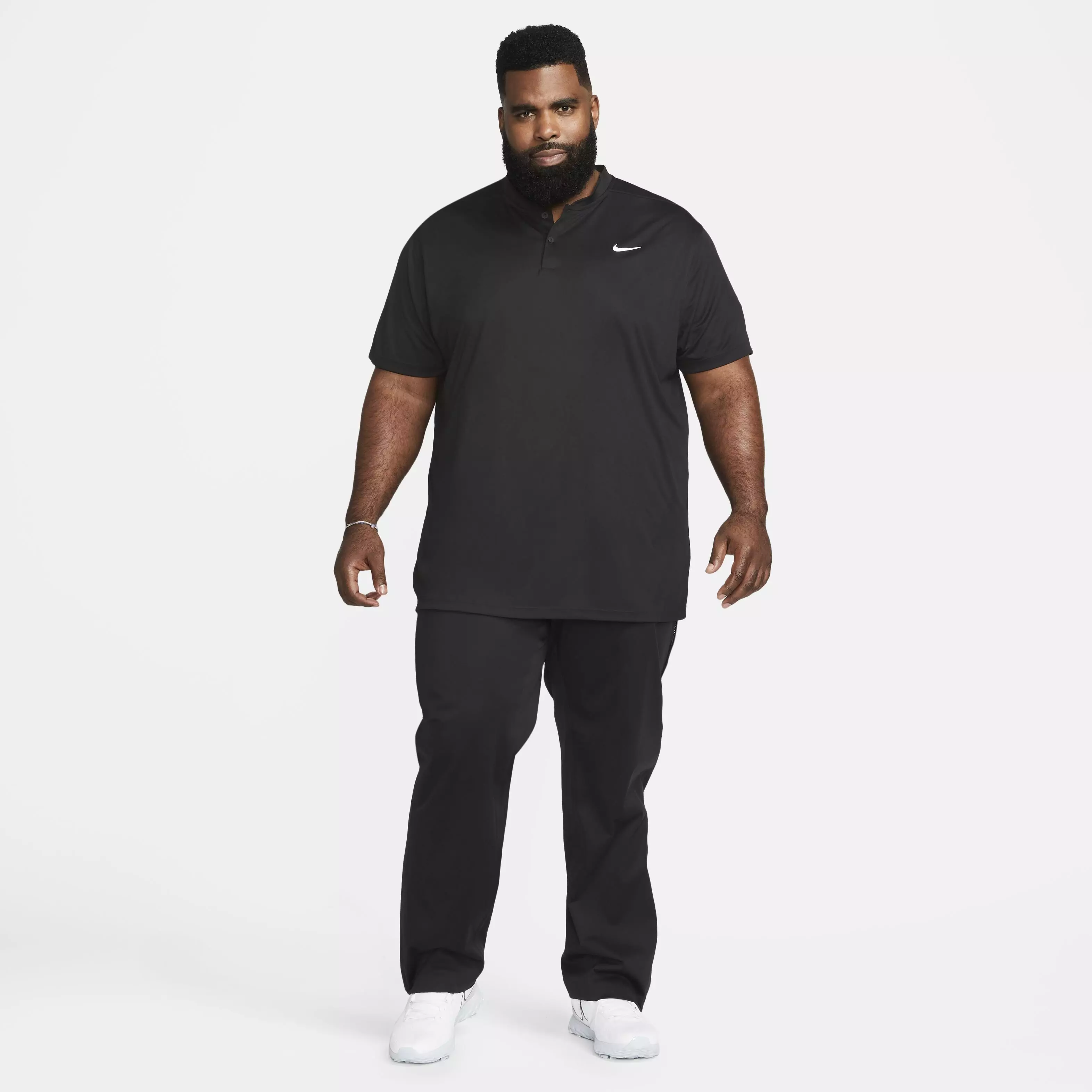 Nike Men's Dri-FIT Victory Blade Golf Polo - BLACK