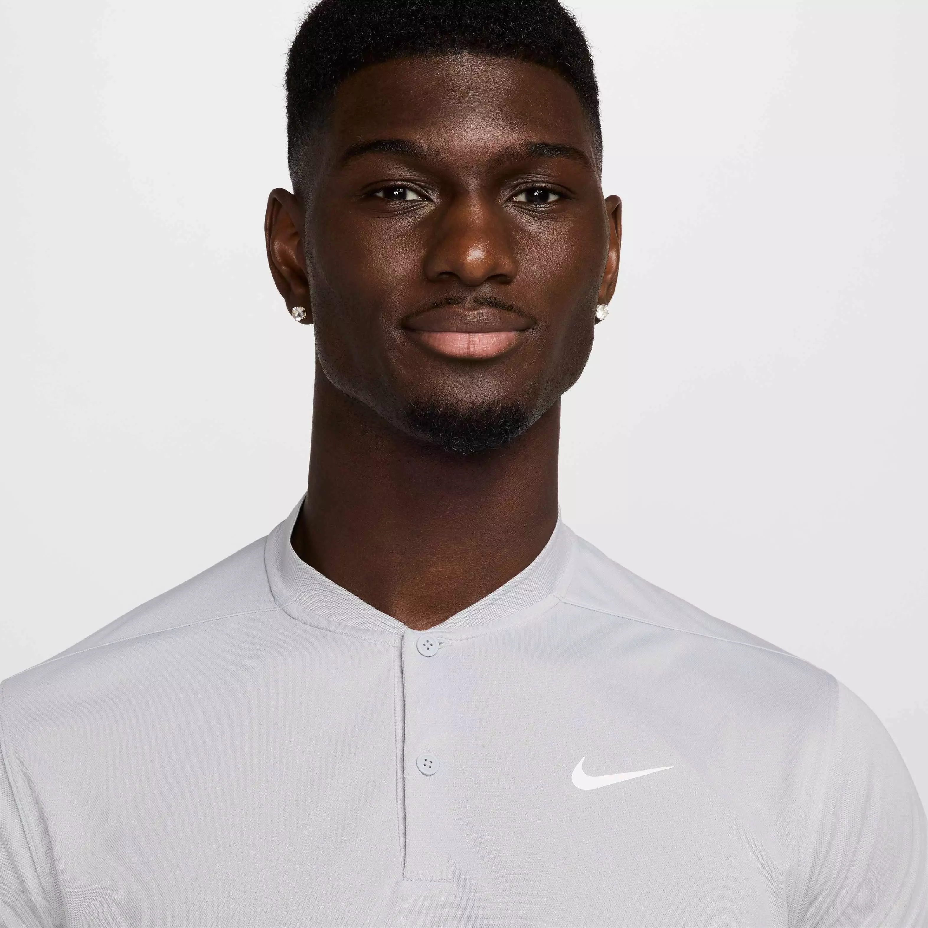 Nike Men's Dri-FIT Victory Blade Golf Polo - GREY