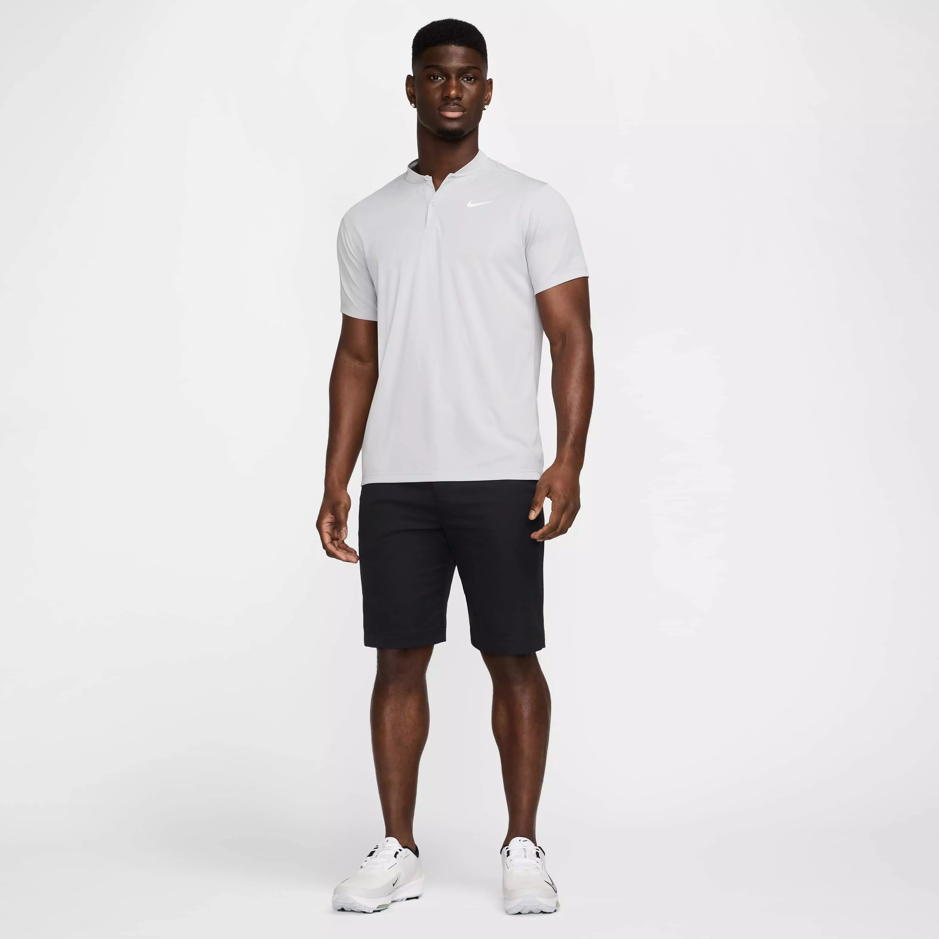 Nike Men's Dri-FIT Victory Blade Golf Polo - GREY