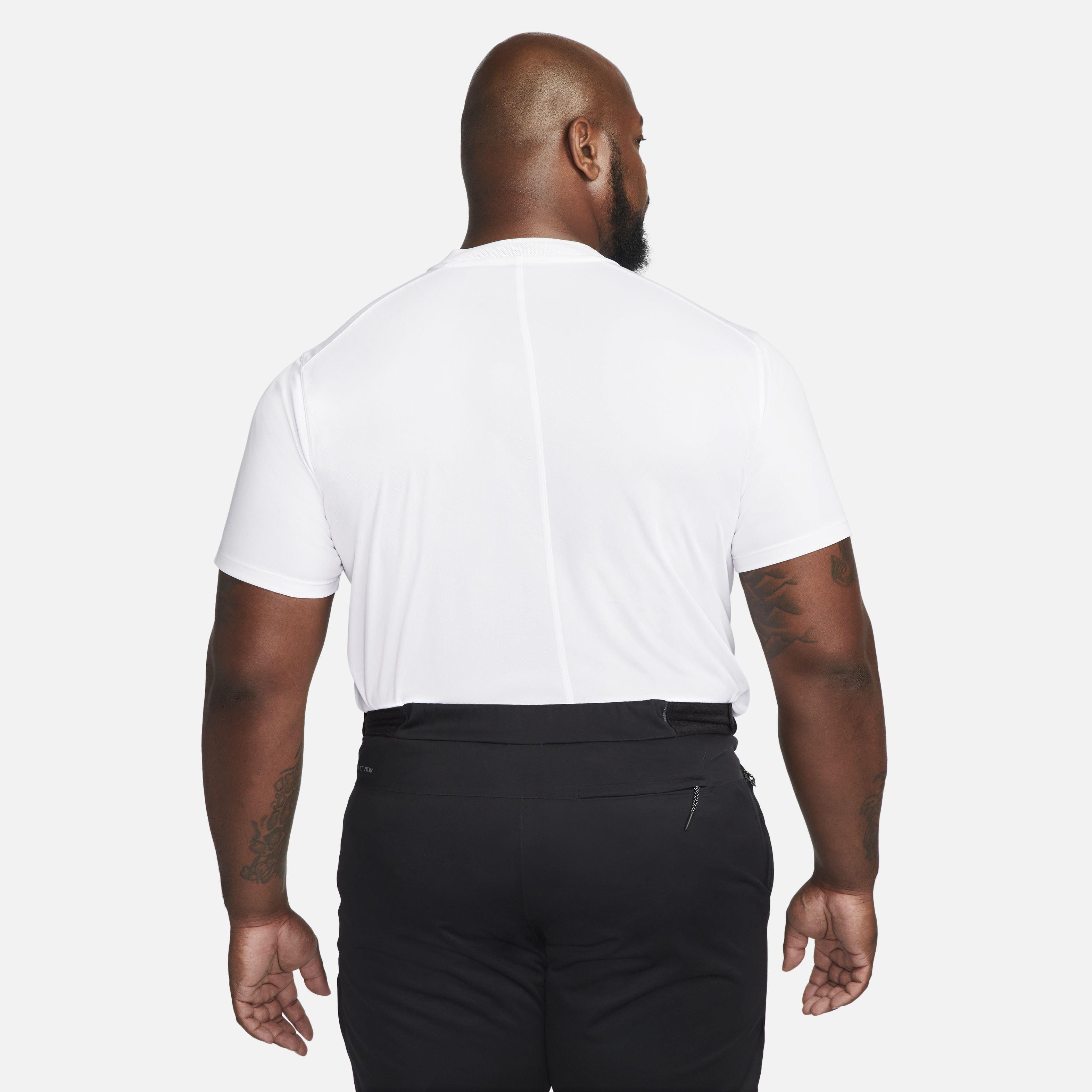 Nike Men's Dri-FIT Victory Blade Golf Polo - WHITE Thumbnail View 5
