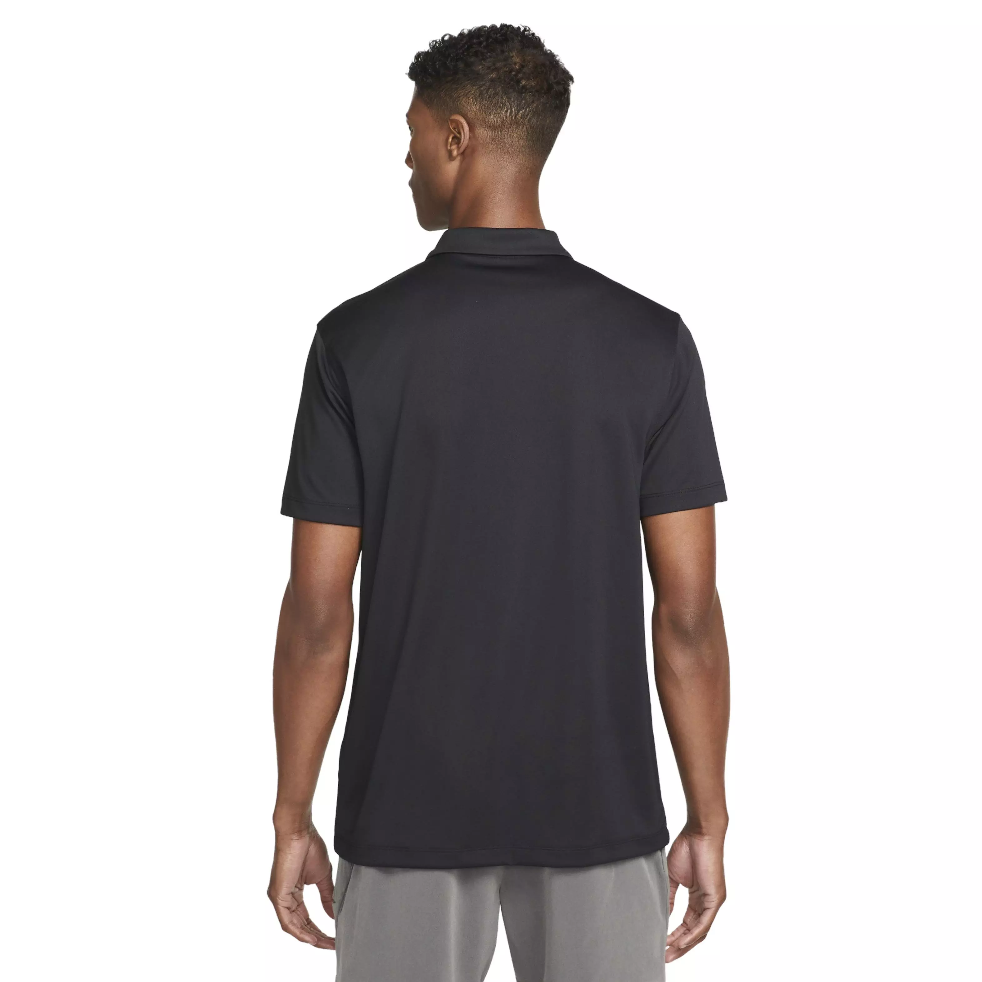 NikeCourt Men's Dri-FIT Solid Tennis Polo - BLACK