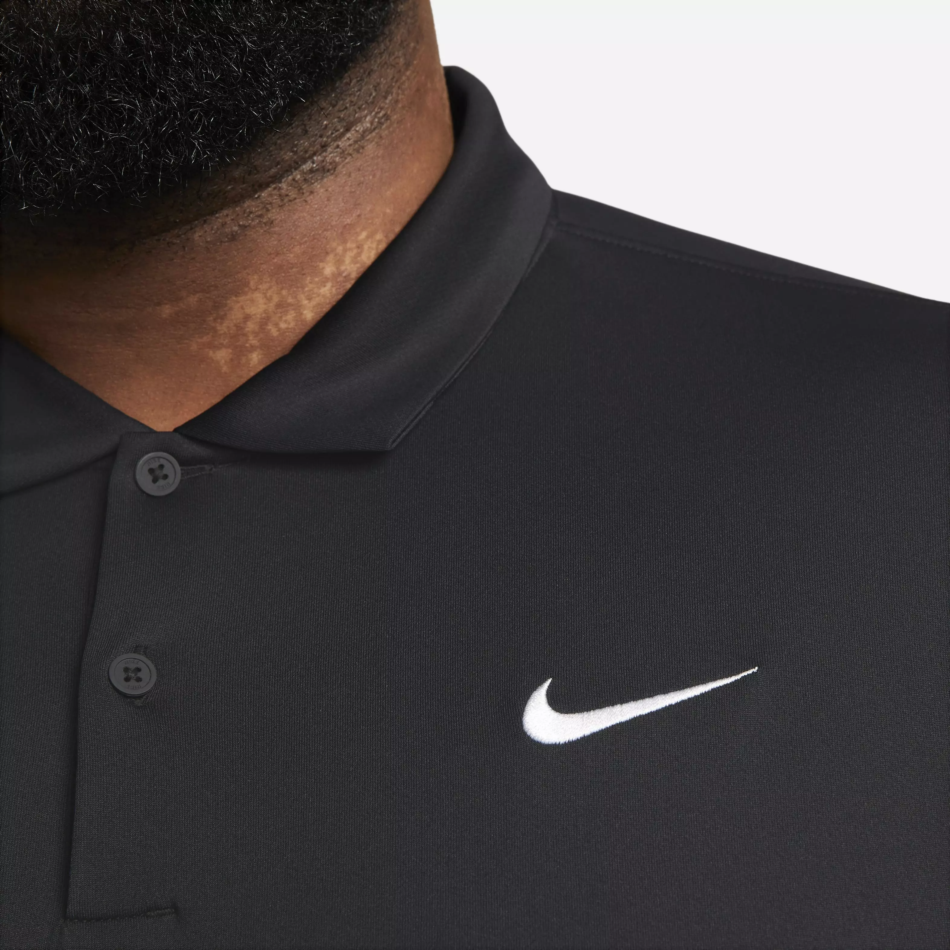 NikeCourt Men's Dri-FIT Solid Tennis Polo - BLACK
