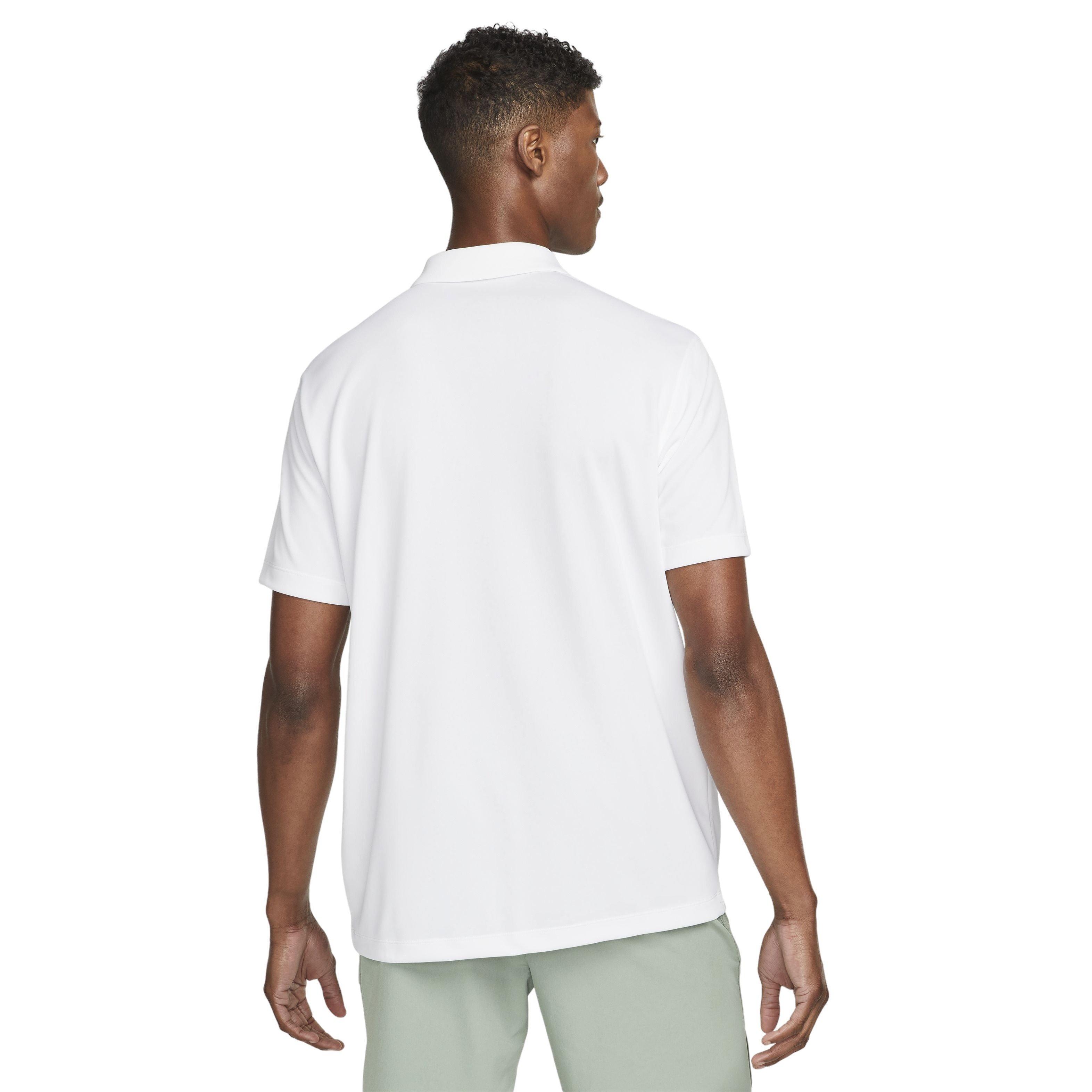 NikeCourt Men's Dri-FIT Solid Tennis Polo - WHITE Thumbnail View 2
