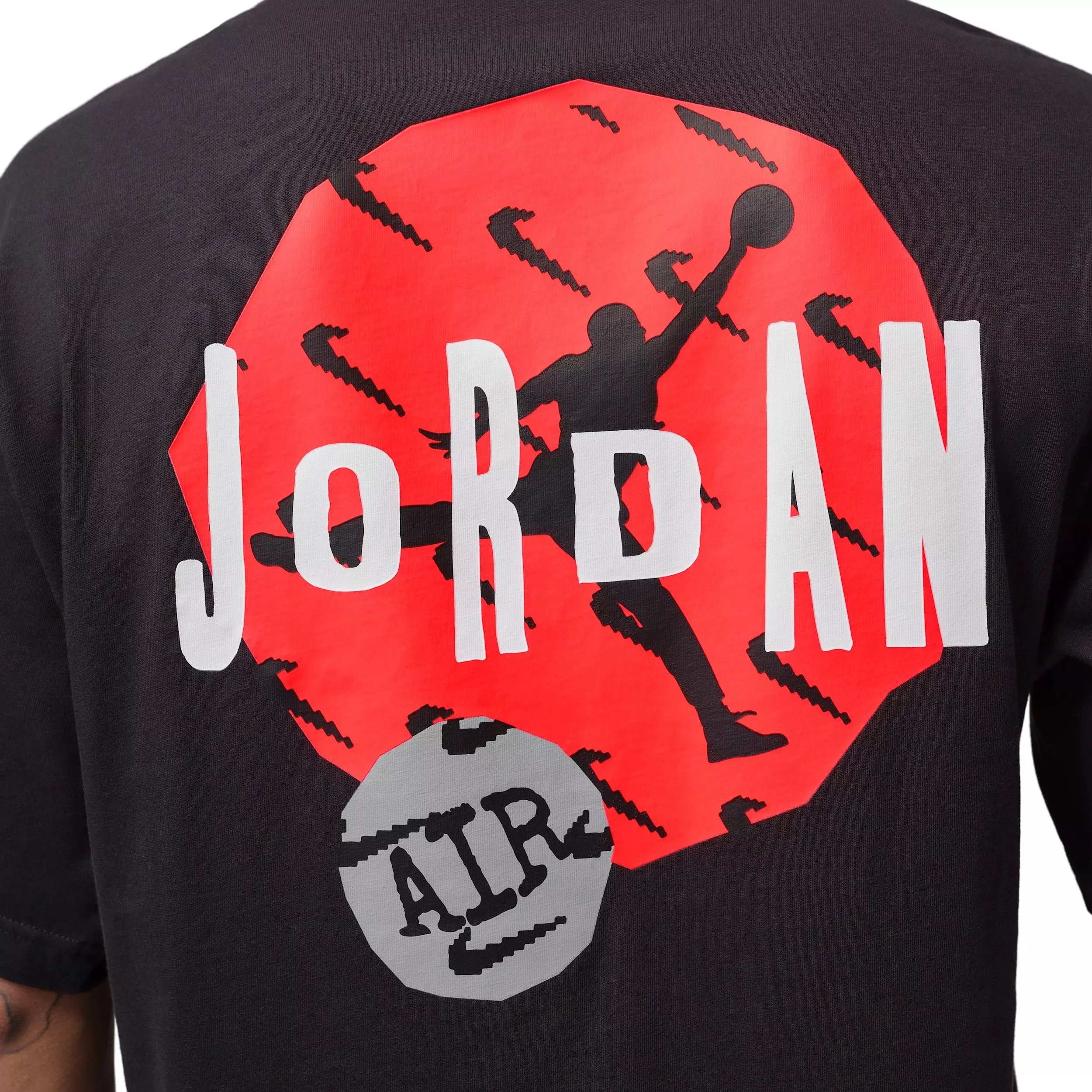 Jordan Men's Stamp Graphic Short-Sleeve Crew T-Shirt - Black - BLACK