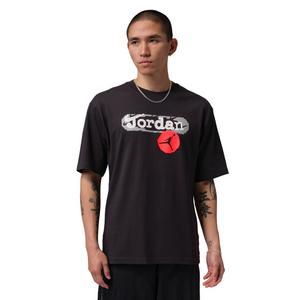 Jordan Men's Stamp Graphic Short-Sleeve Crew T-Shirt -Black