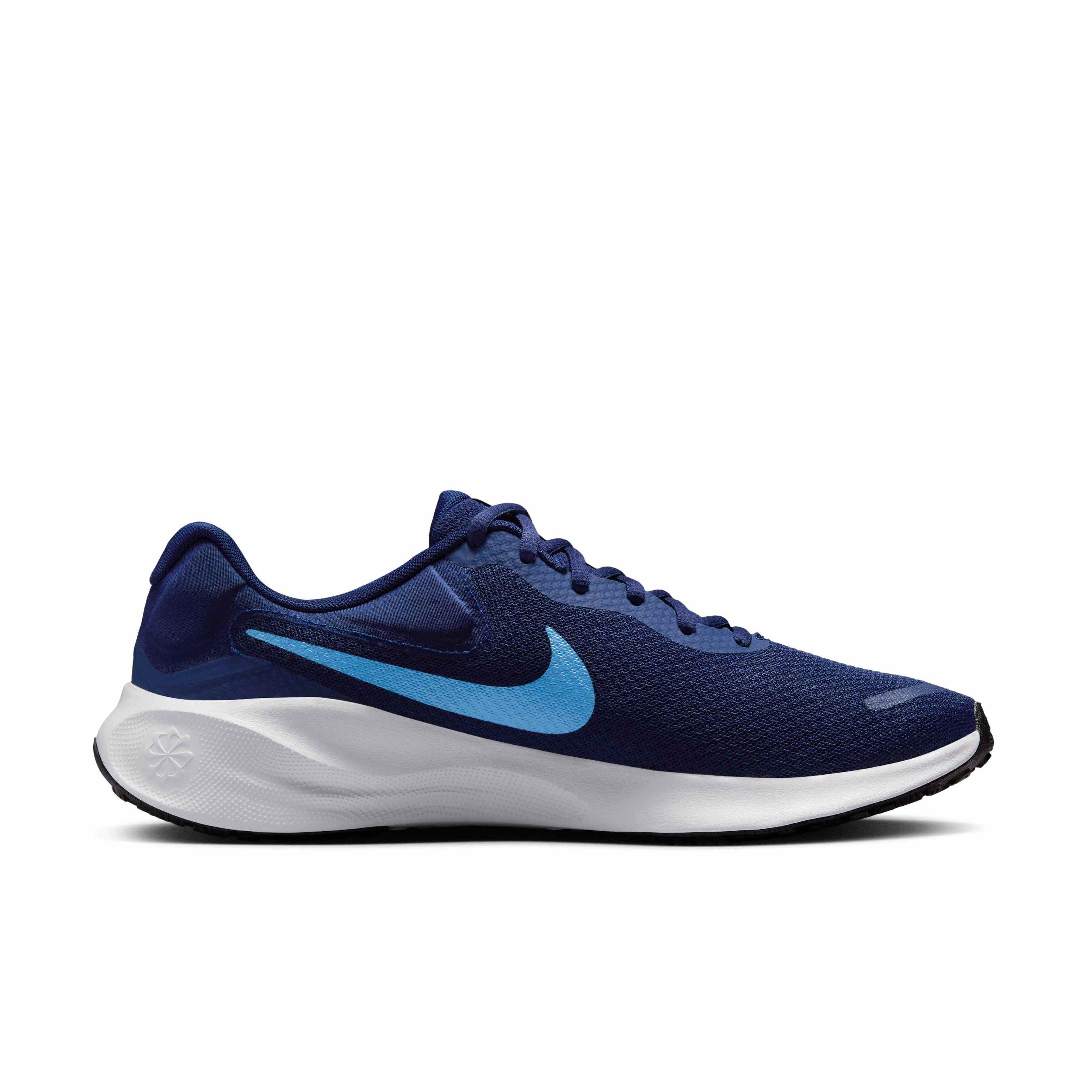 Nike Revolution 7 "Blue Void/White/Black/University Blue" Men's Running Shoe - BLUE/WHITE/BLACK Thumbnail View 1