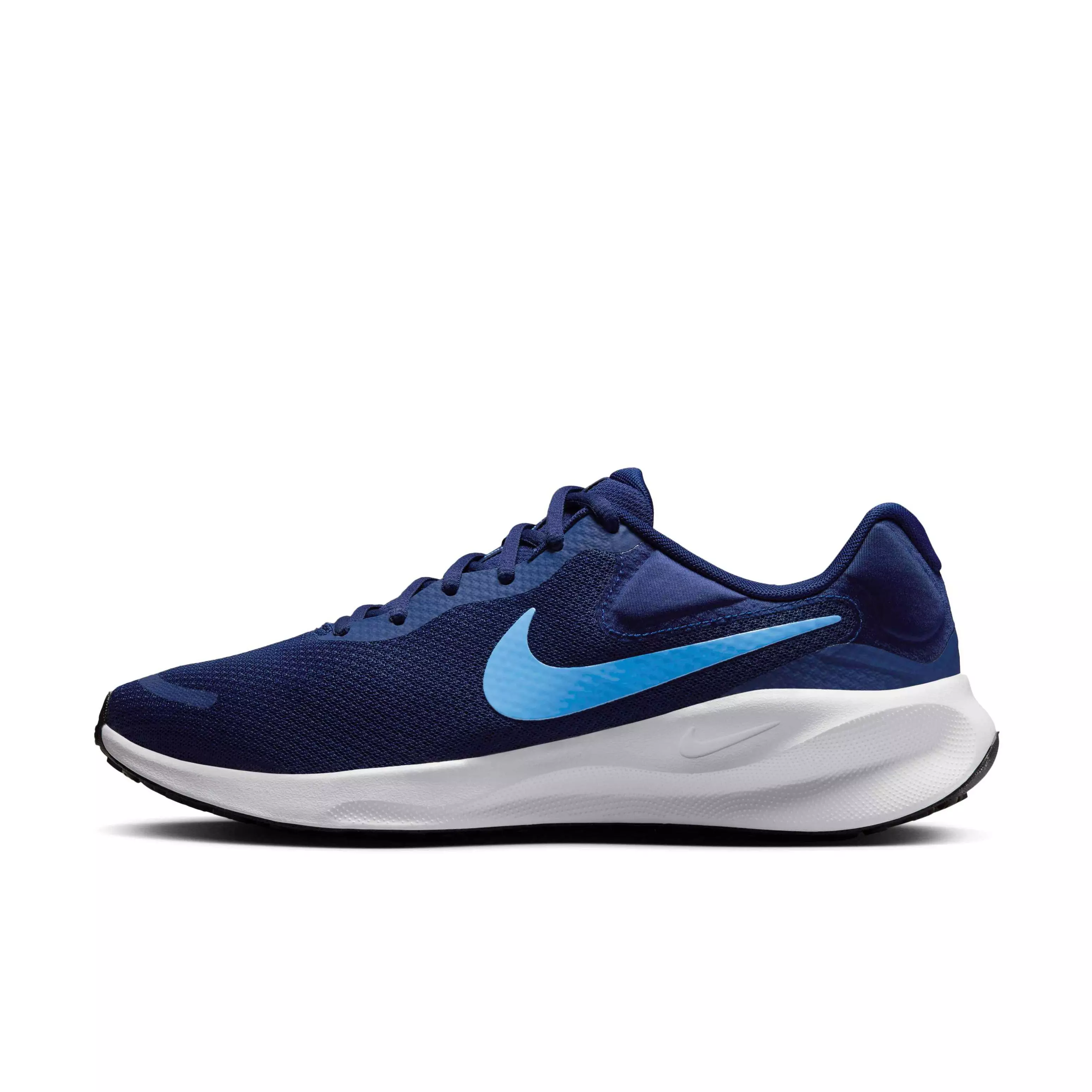 Nike Revolution 7 "Blue Void/White/Black/University Blue" Men's Running Shoe - BLUE/WHITE/BLACK