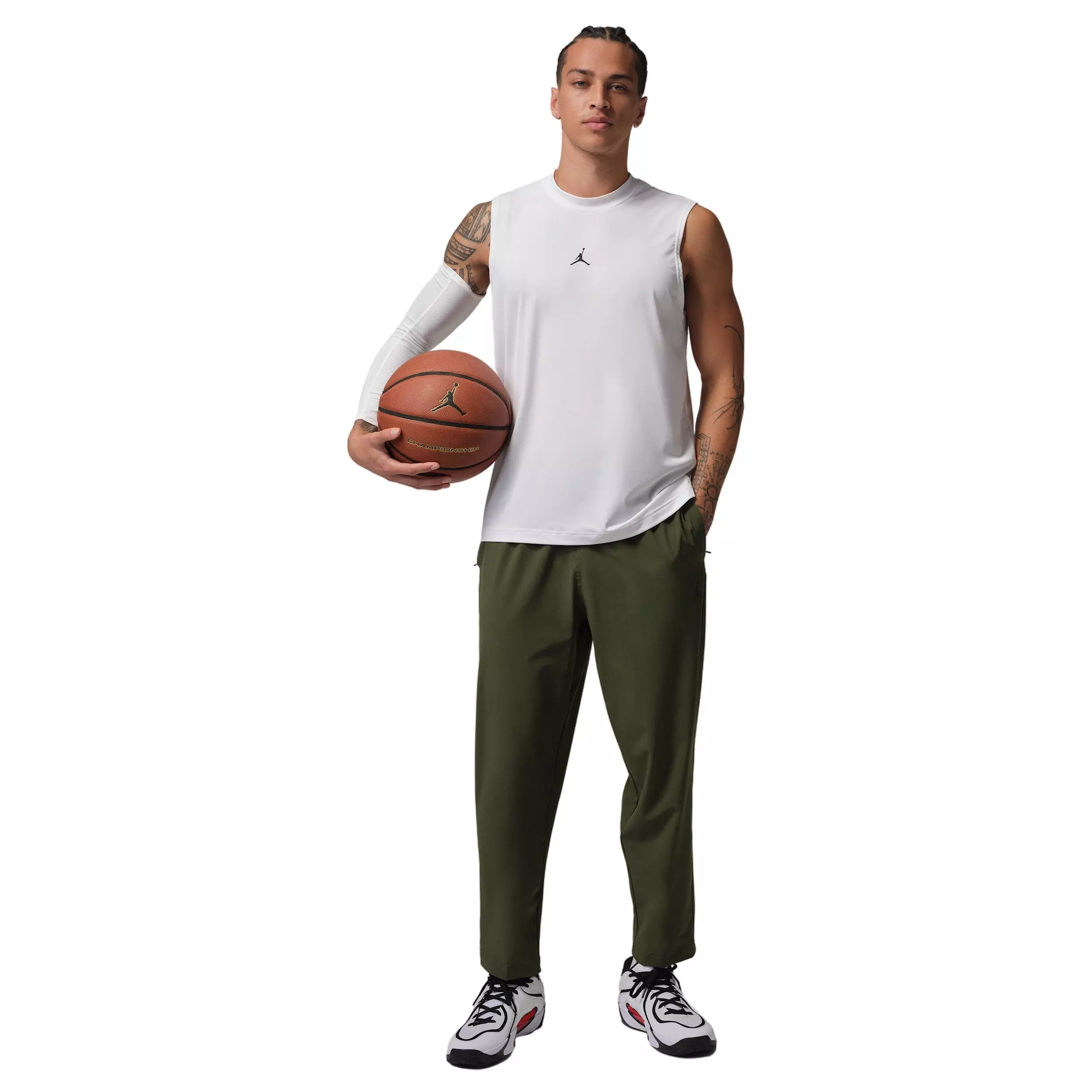 Jordan Men's Sport Essentials Dri-FIT Woven Pants - GREEN