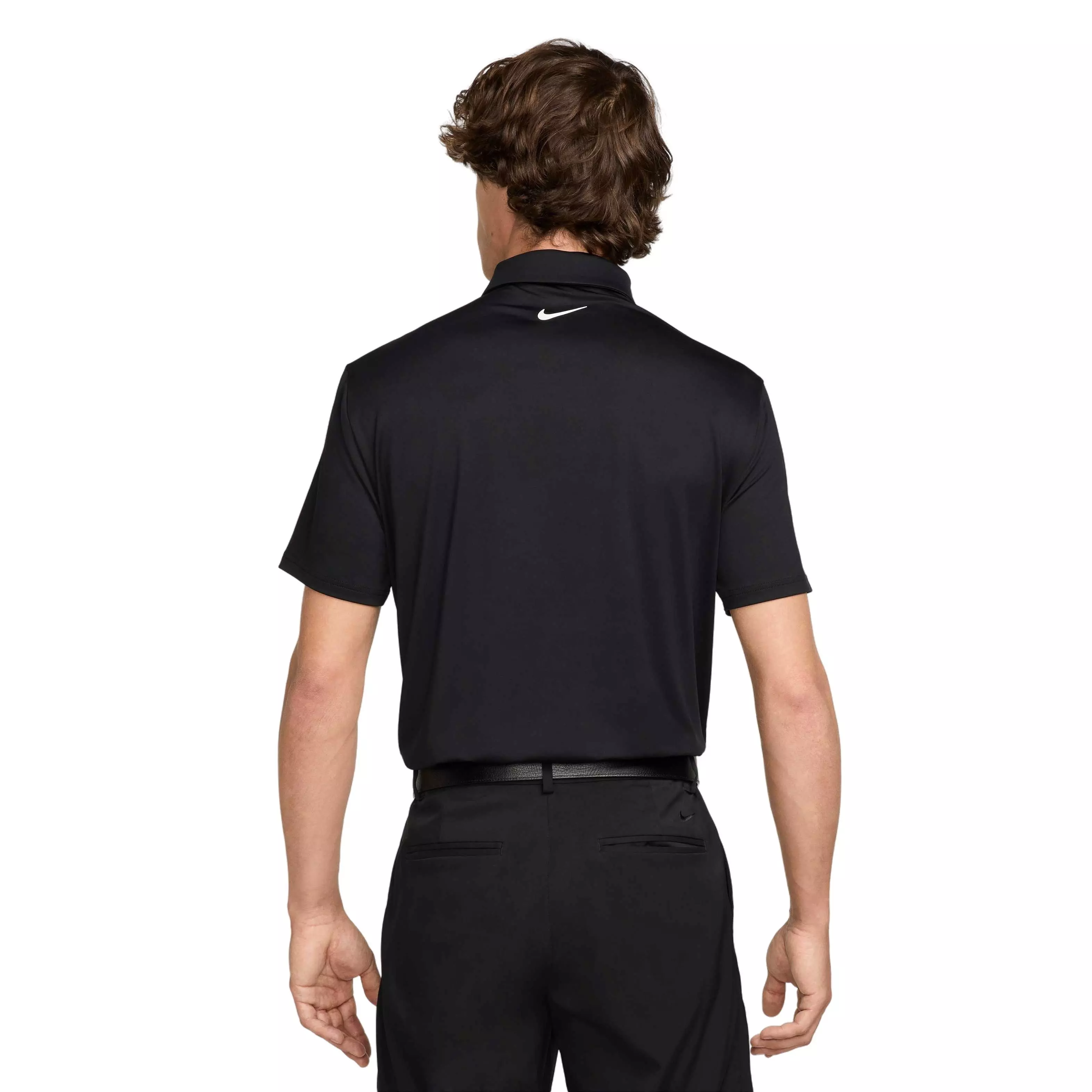Nike Men's Tour Dri-FIT Solid Golf Polo - BLACK