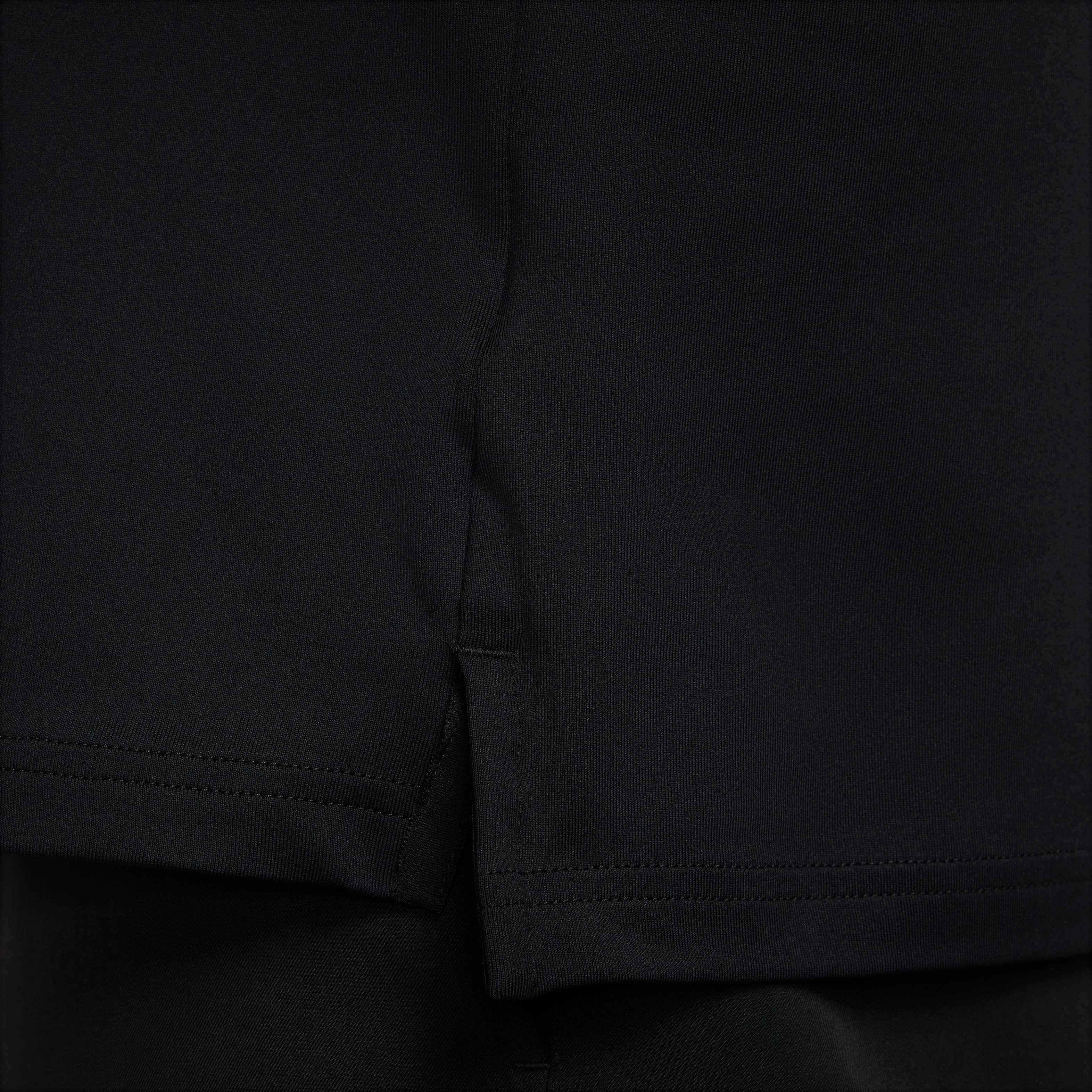 Nike Men's Tour Dri-FIT Solid Golf Polo - BLACK Thumbnail View 6