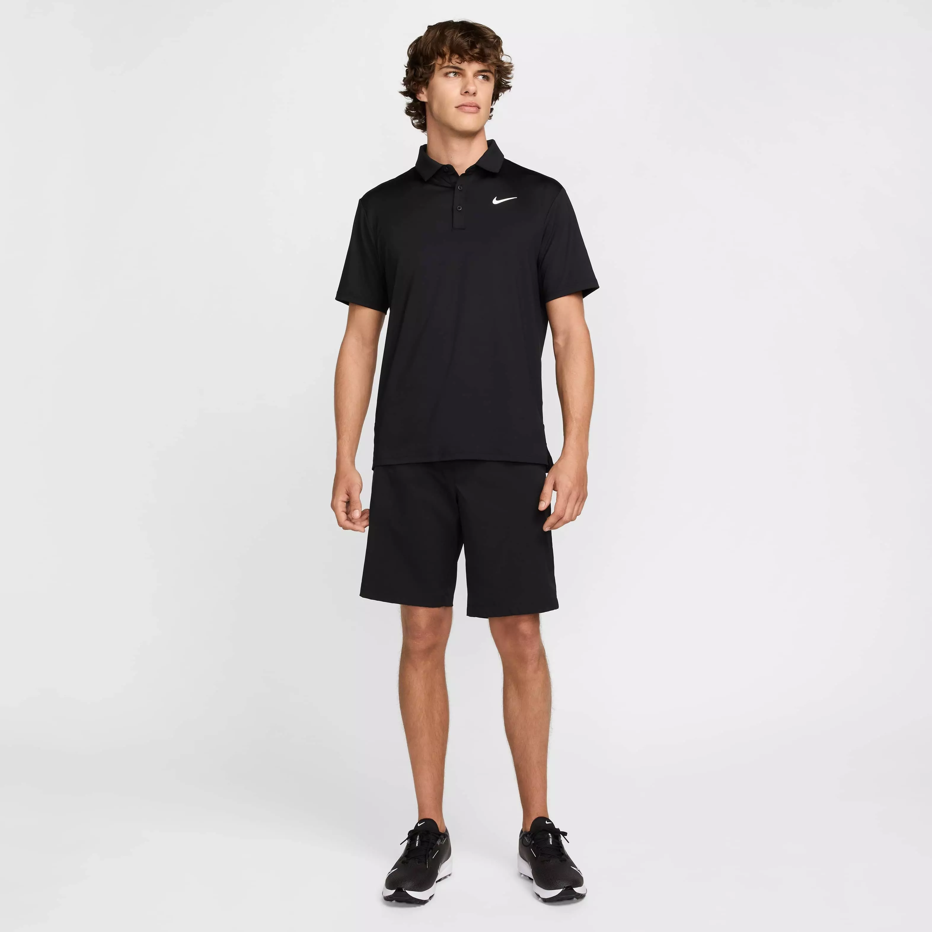 Nike Men's Tour Dri-FIT Solid Golf Polo - BLACK