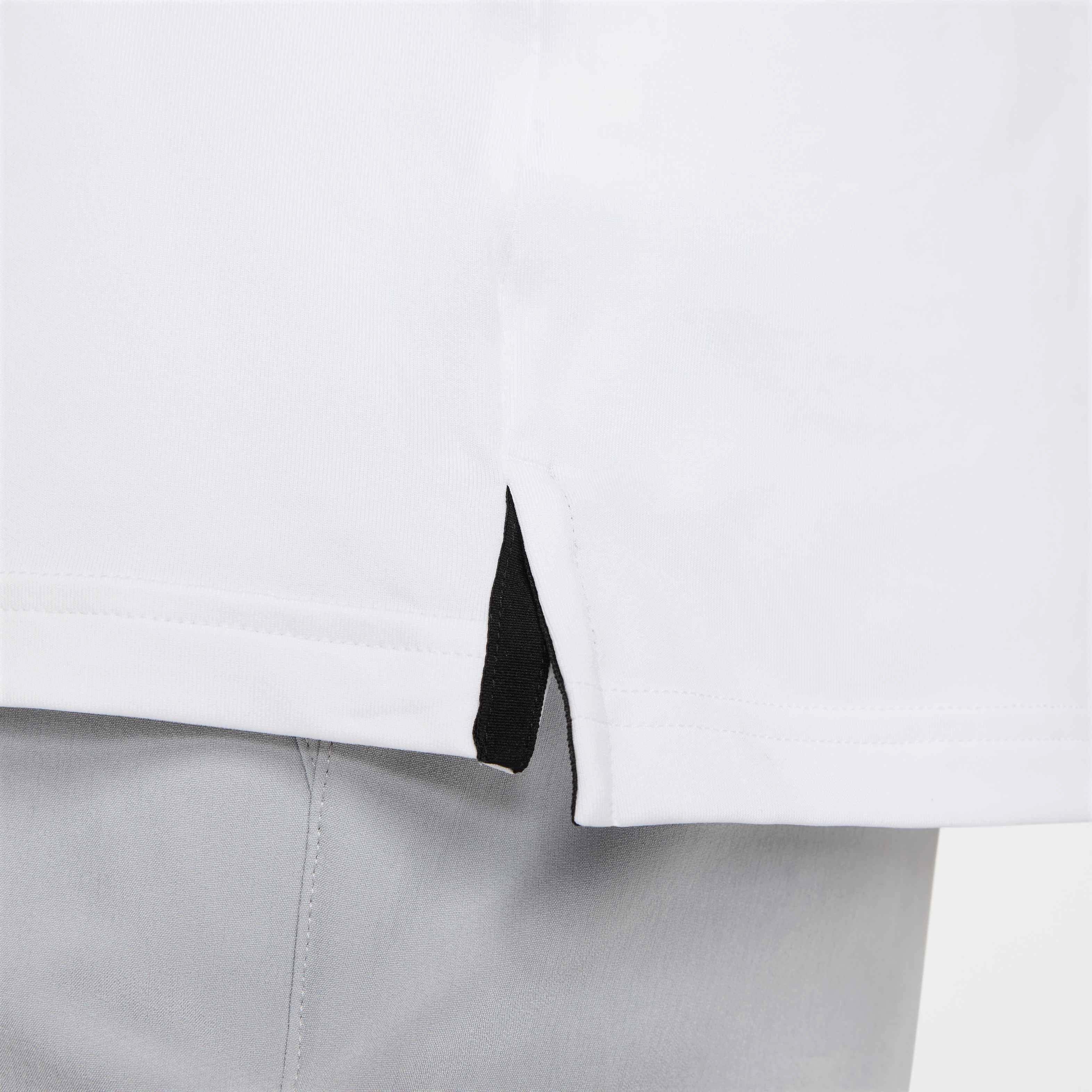 Nike Men's Tour Dri-FIT Solid Golf Polo - WHITE Thumbnail View 4