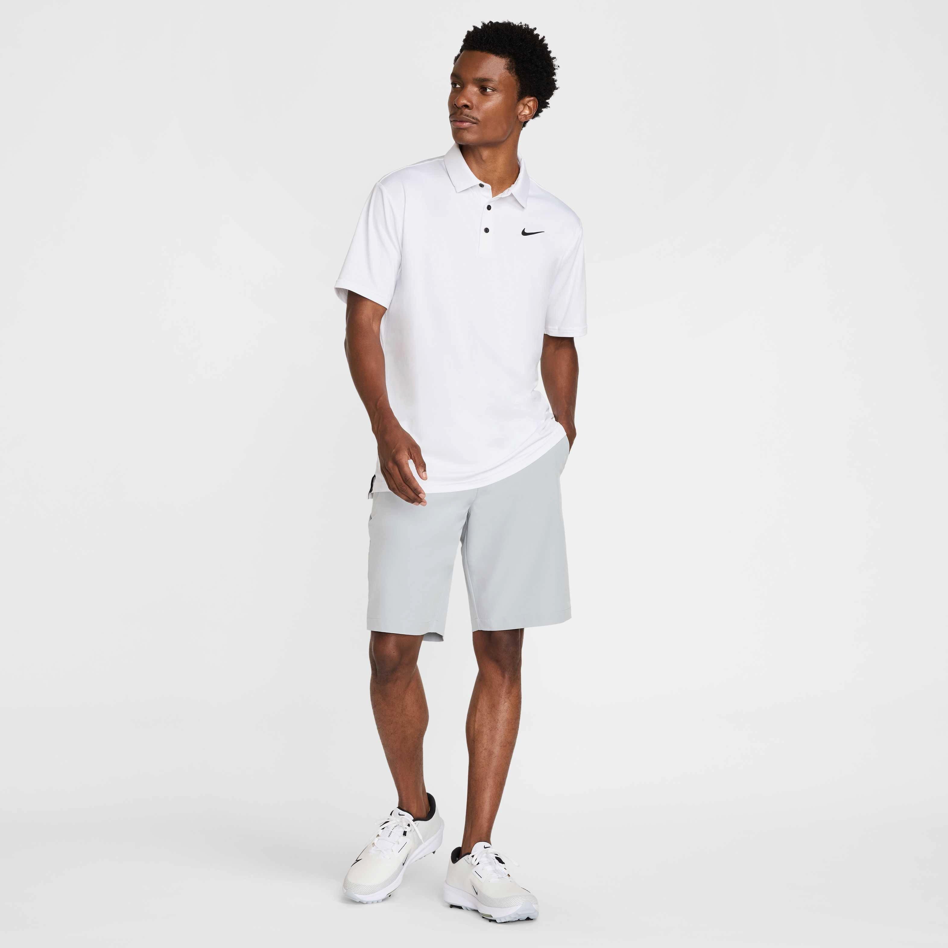 Nike Men's Tour Dri-FIT Solid Golf Polo - WHITE Thumbnail View 6