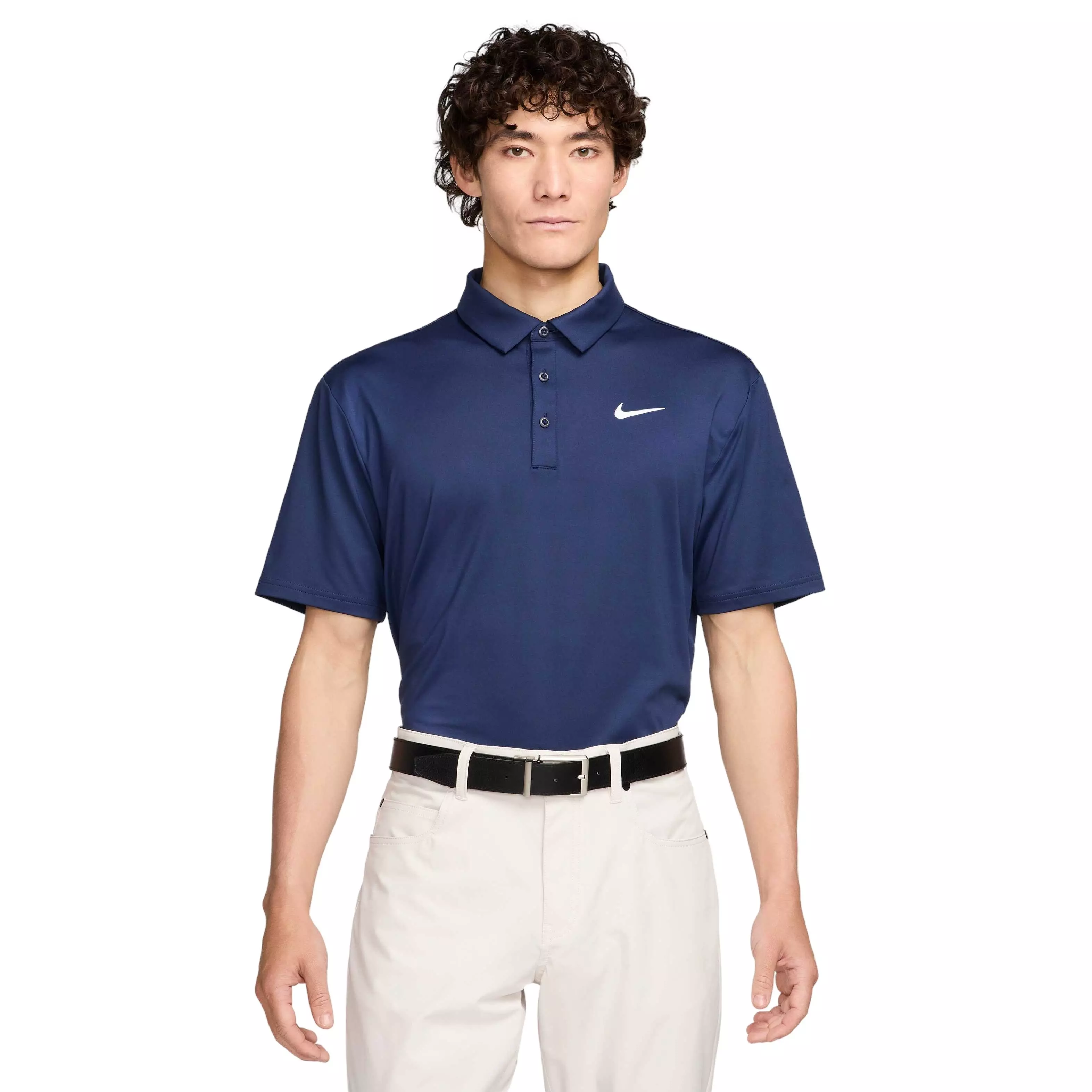 Nike Men's Tour Dri-FIT Solid Golf Polo - NAVY