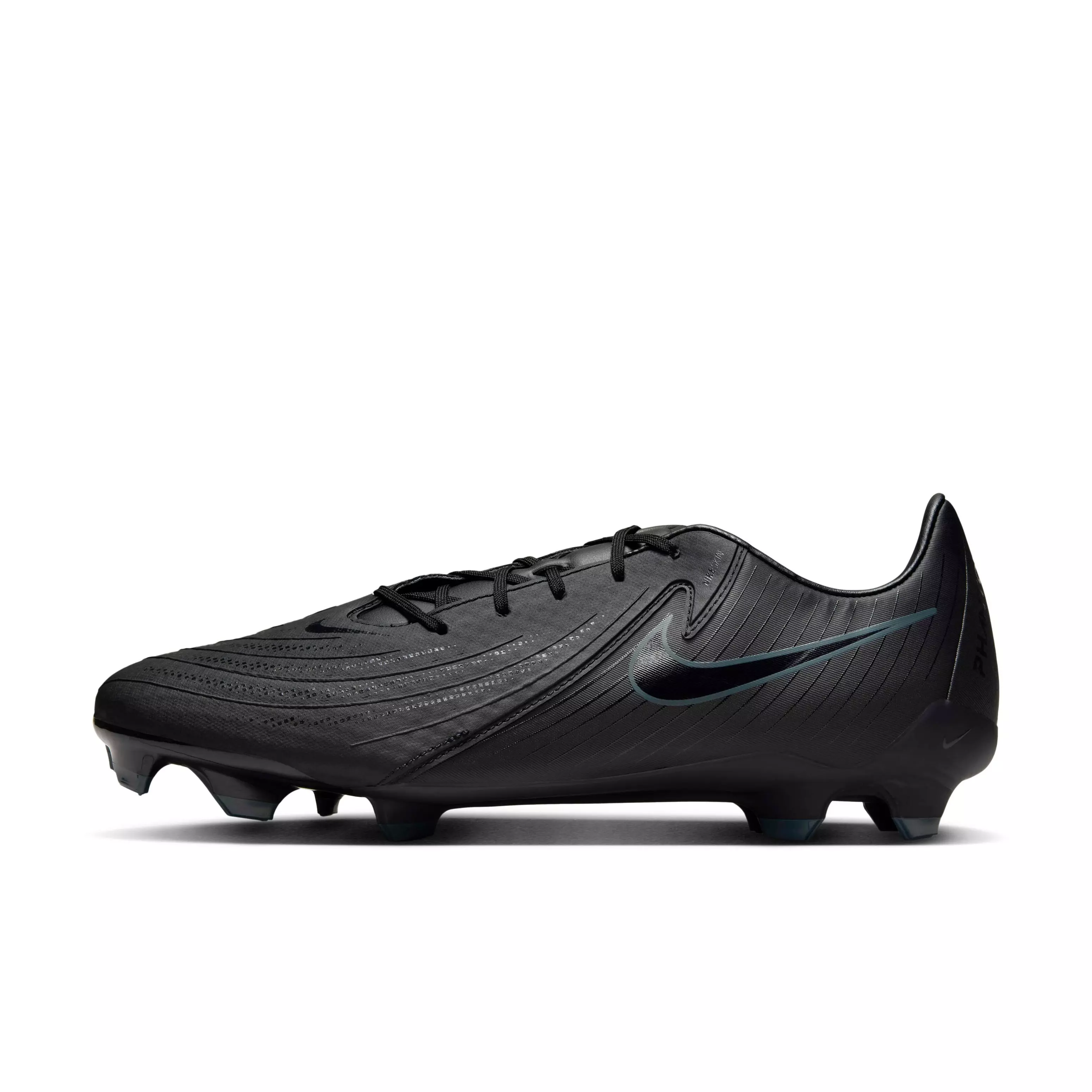 Nike Phantom GX 2 Academy MG "Black/Deep Jungle/Black" Men's Soccer Cleat - BLACK/JUNGLE/BLACK