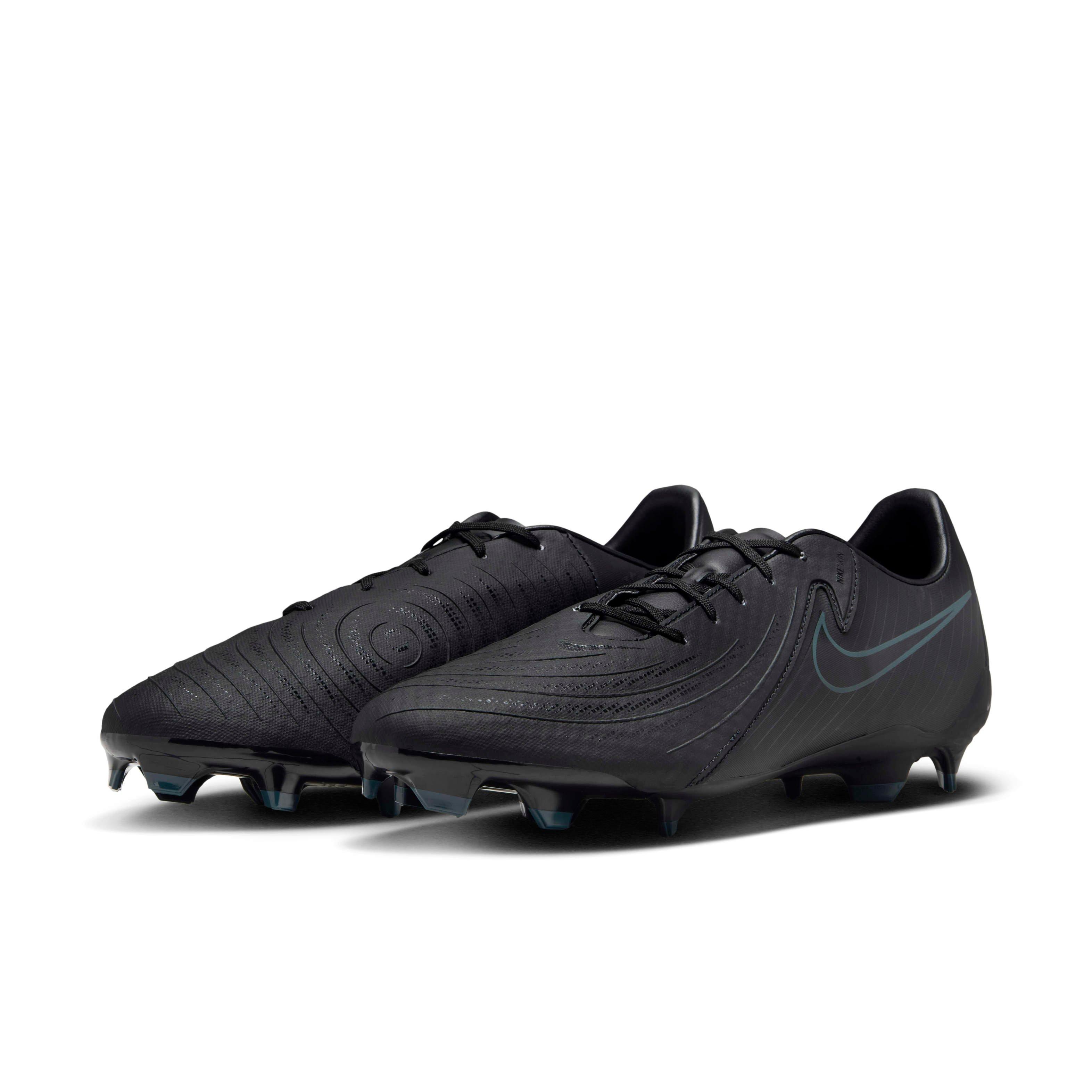 Nike Phantom GX 2 Academy MG "Black/Deep Jungle/Black" Men's Soccer Cleat - BLACK/JUNGLE/BLACK Thumbnail View 3