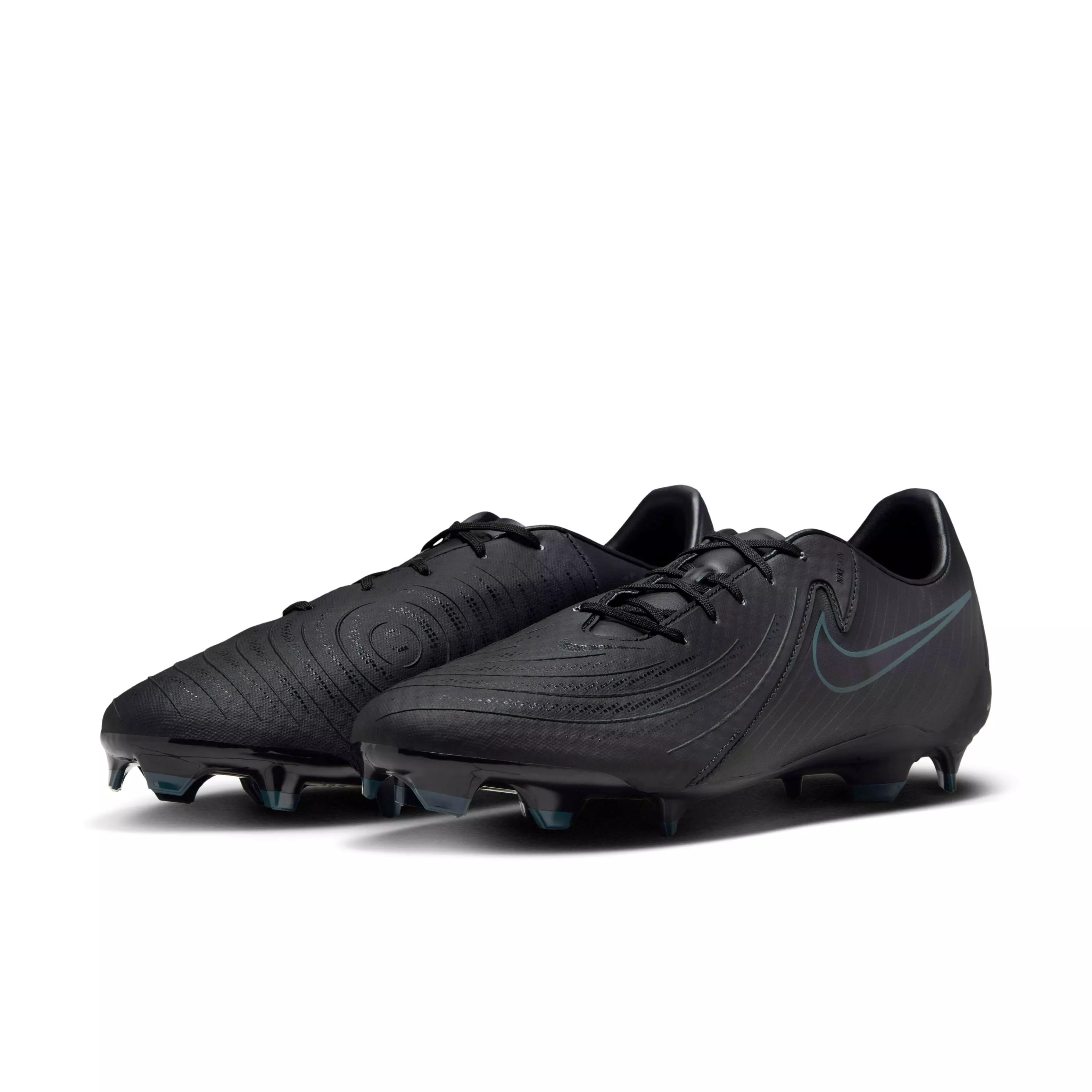 Nike Phantom GX 2 Academy MG "Black/Deep Jungle/Black" Men's Soccer Cleat - BLACK/JUNGLE/BLACK