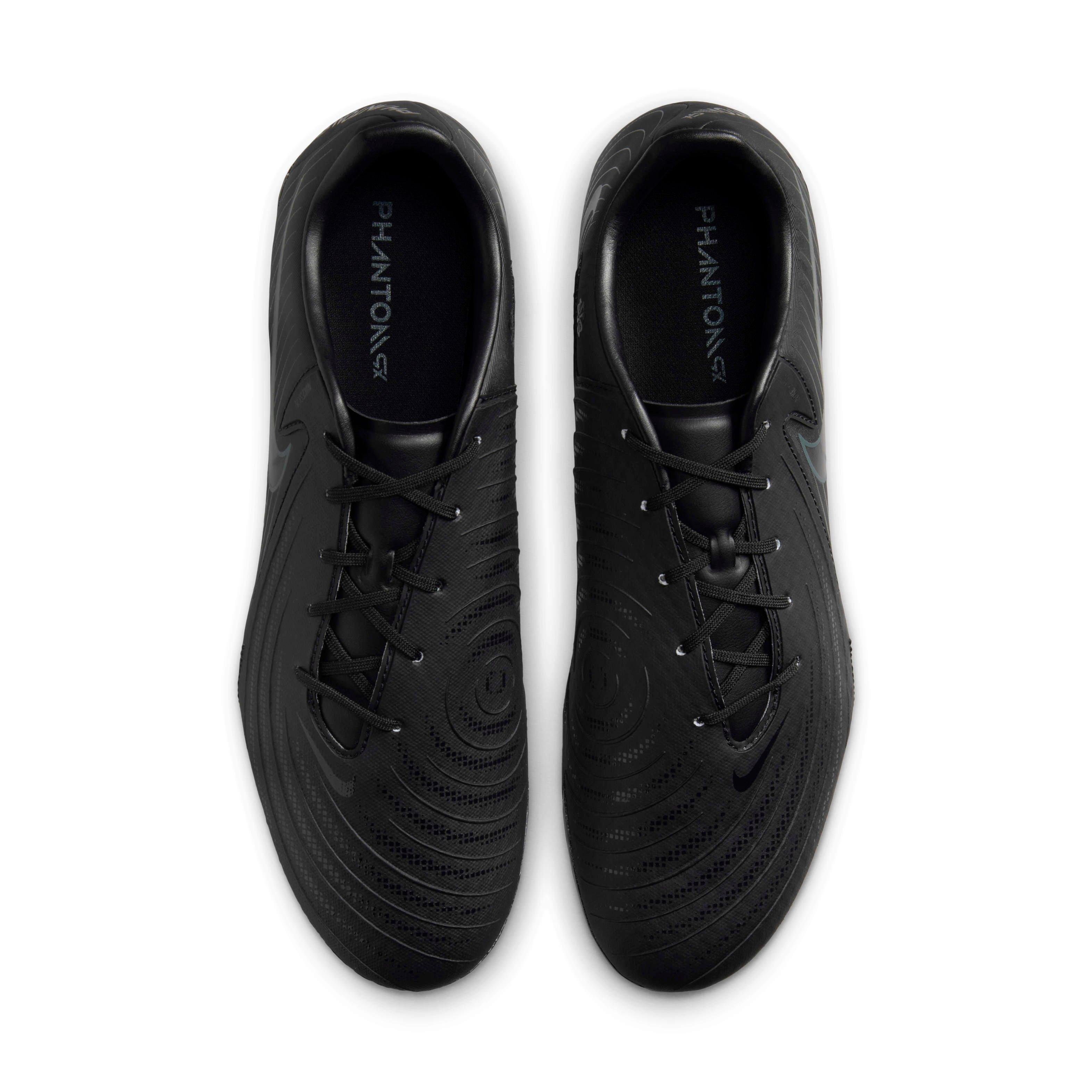 Nike Phantom GX 2 Academy MG "Black/Deep Jungle/Black" Men's Soccer Cleat - BLACK/JUNGLE/BLACK Thumbnail View 4