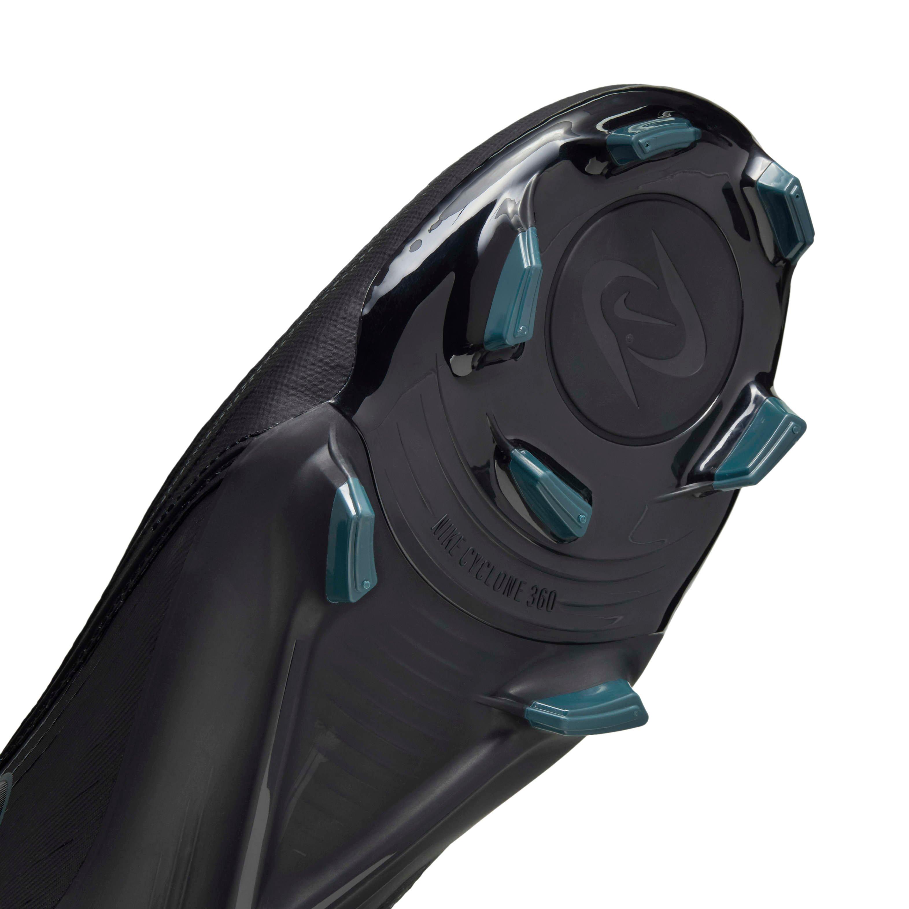 Nike Phantom GX 2 Academy MG "Black/Deep Jungle/Black" Men's Soccer Cleat - BLACK/JUNGLE/BLACK Thumbnail View 7