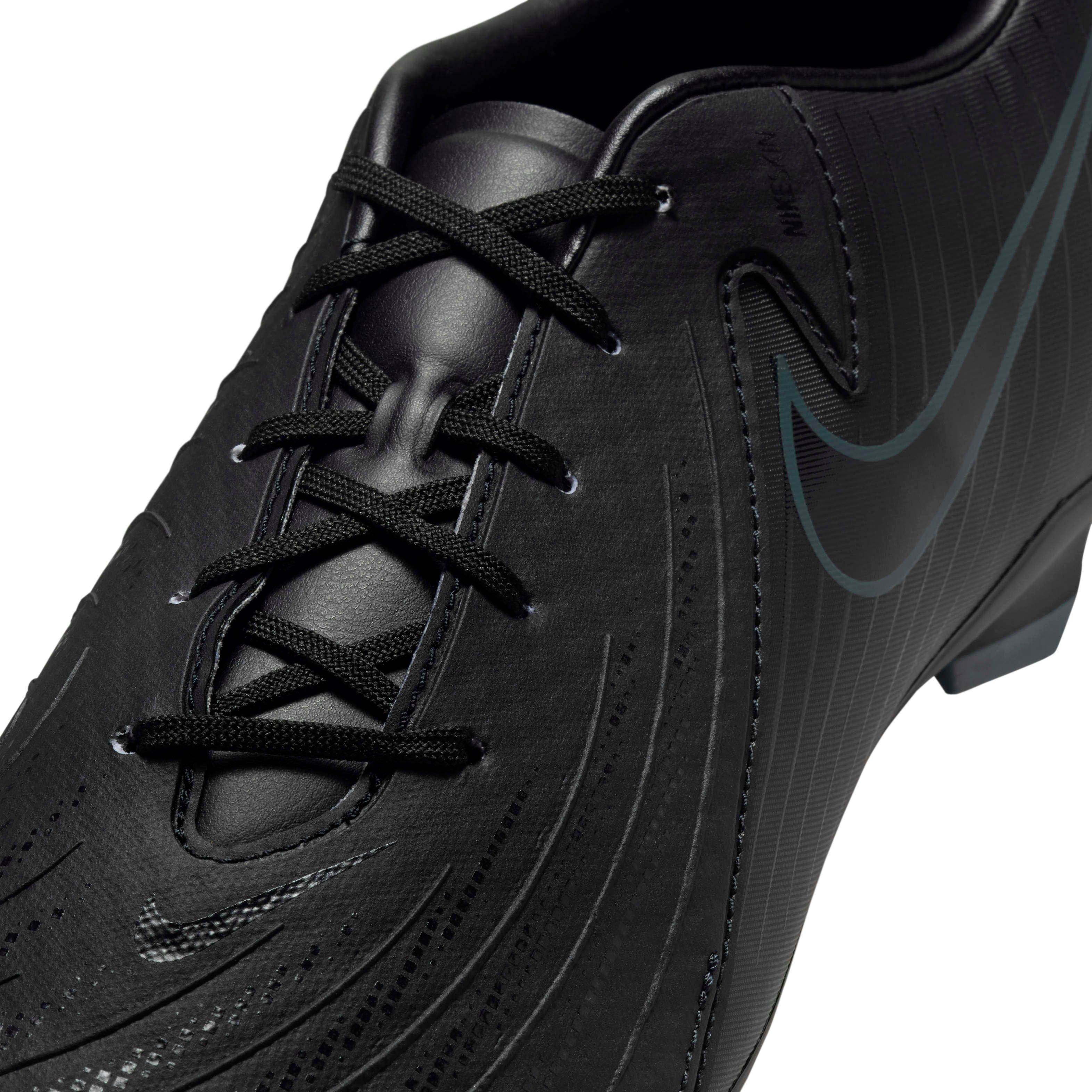 Nike Phantom GX 2 Academy MG "Black/Deep Jungle/Black" Men's Soccer Cleat - BLACK/JUNGLE/BLACK Thumbnail View 8