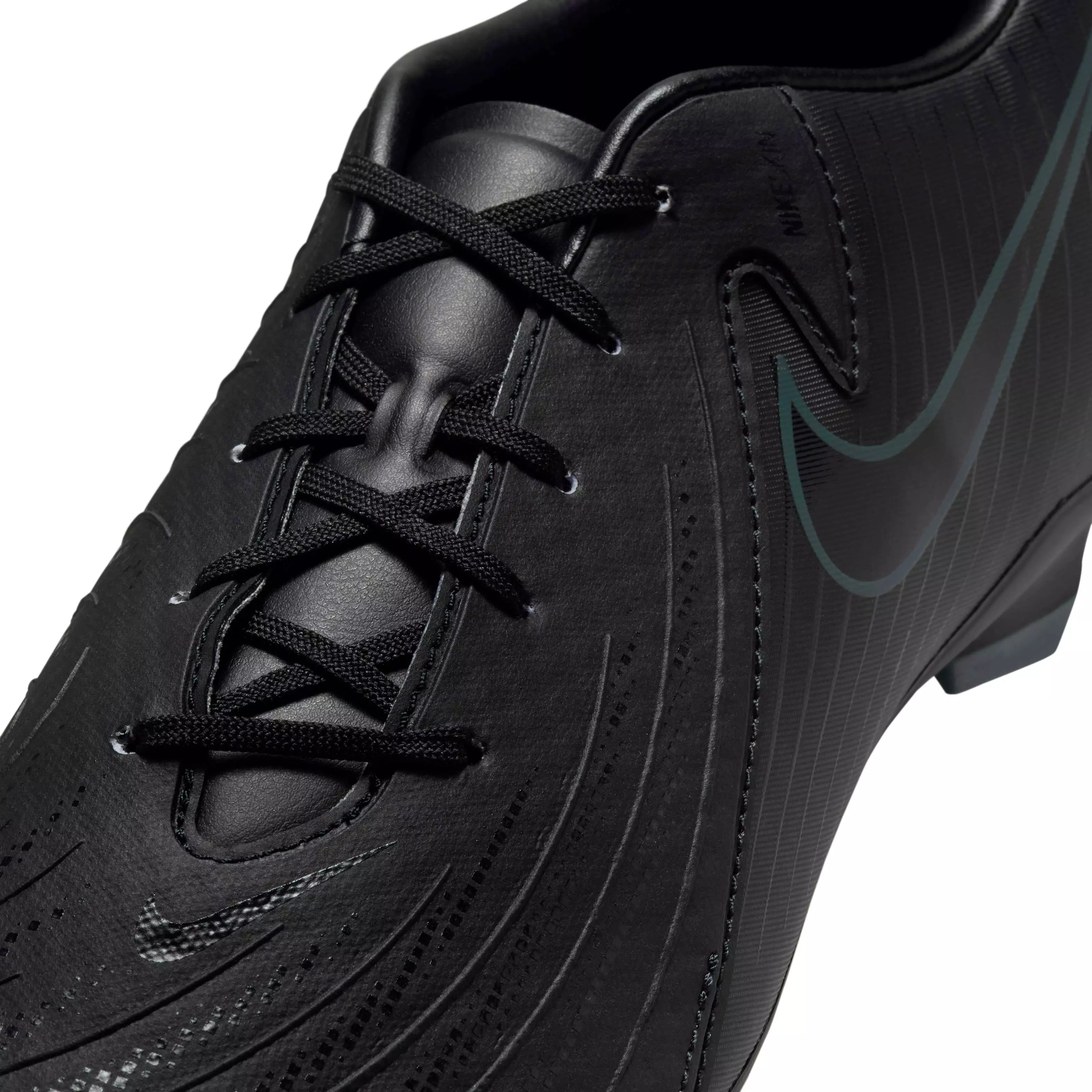 Nike Phantom GX 2 Academy MG "Black/Deep Jungle/Black" Men's Soccer Cleat - BLACK/JUNGLE/BLACK