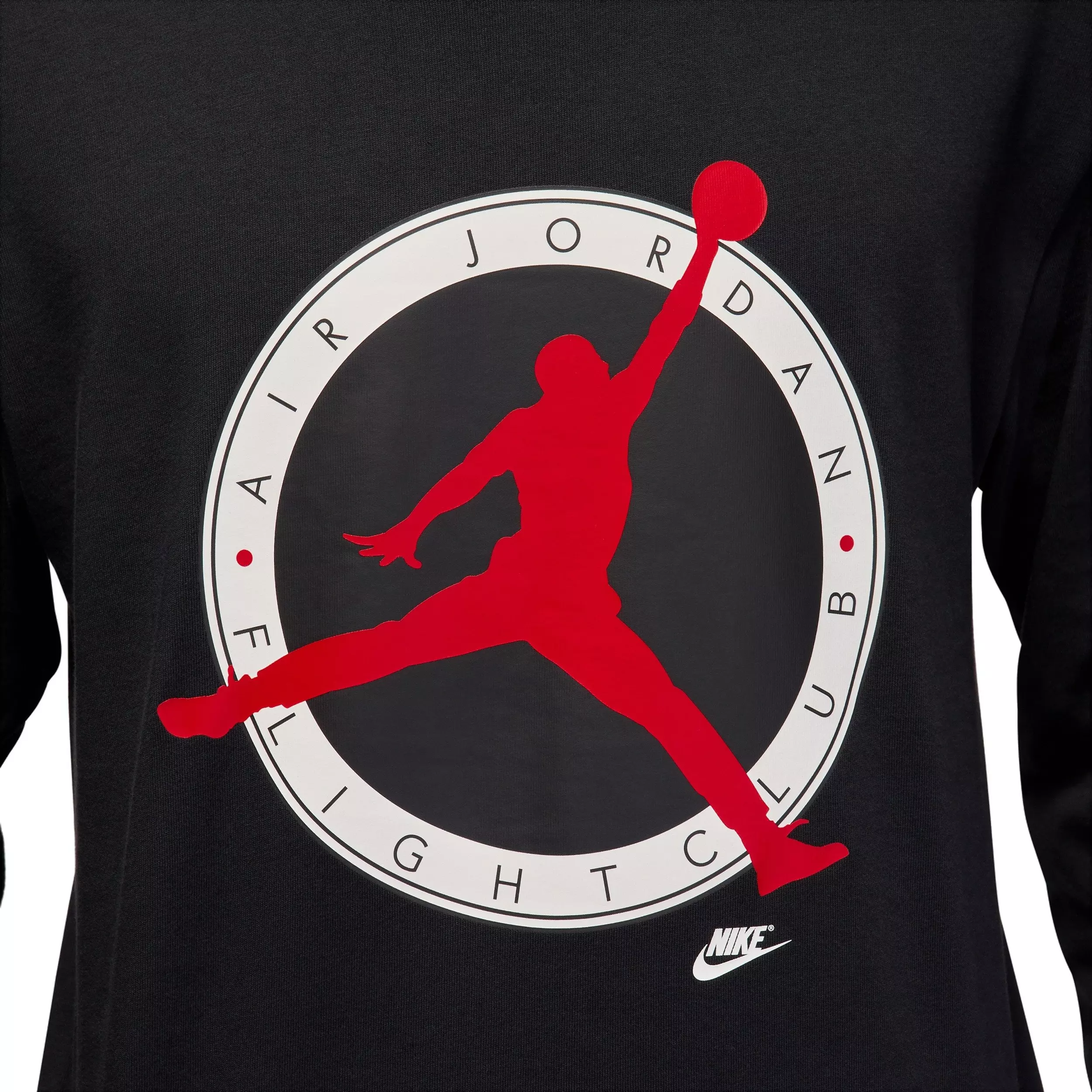 Jordan Men's Flight Club Long-Sleeve T-Shirt - BLACK