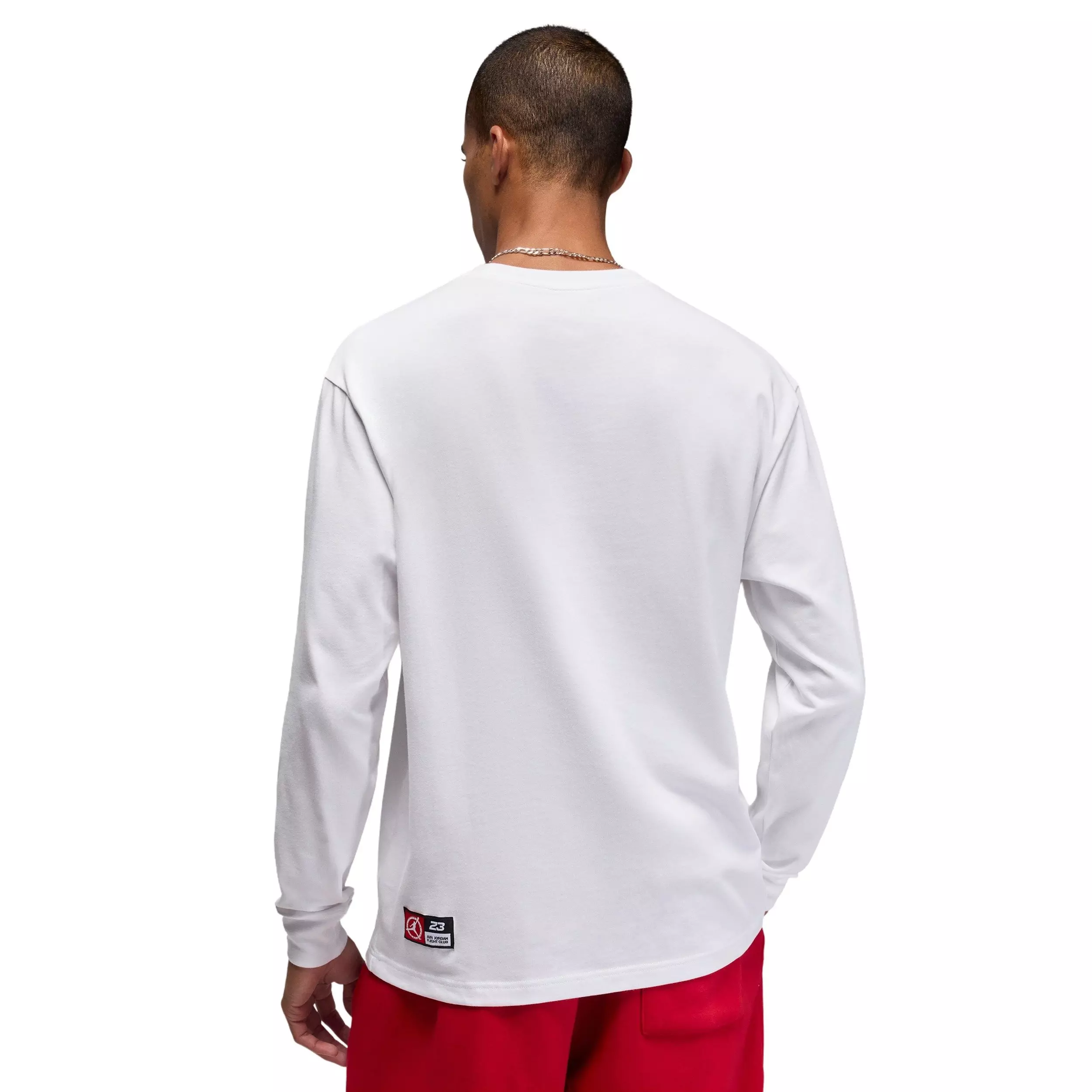Jordan Men's Flight Club Long-Sleeve T-Shirt - WHITE
