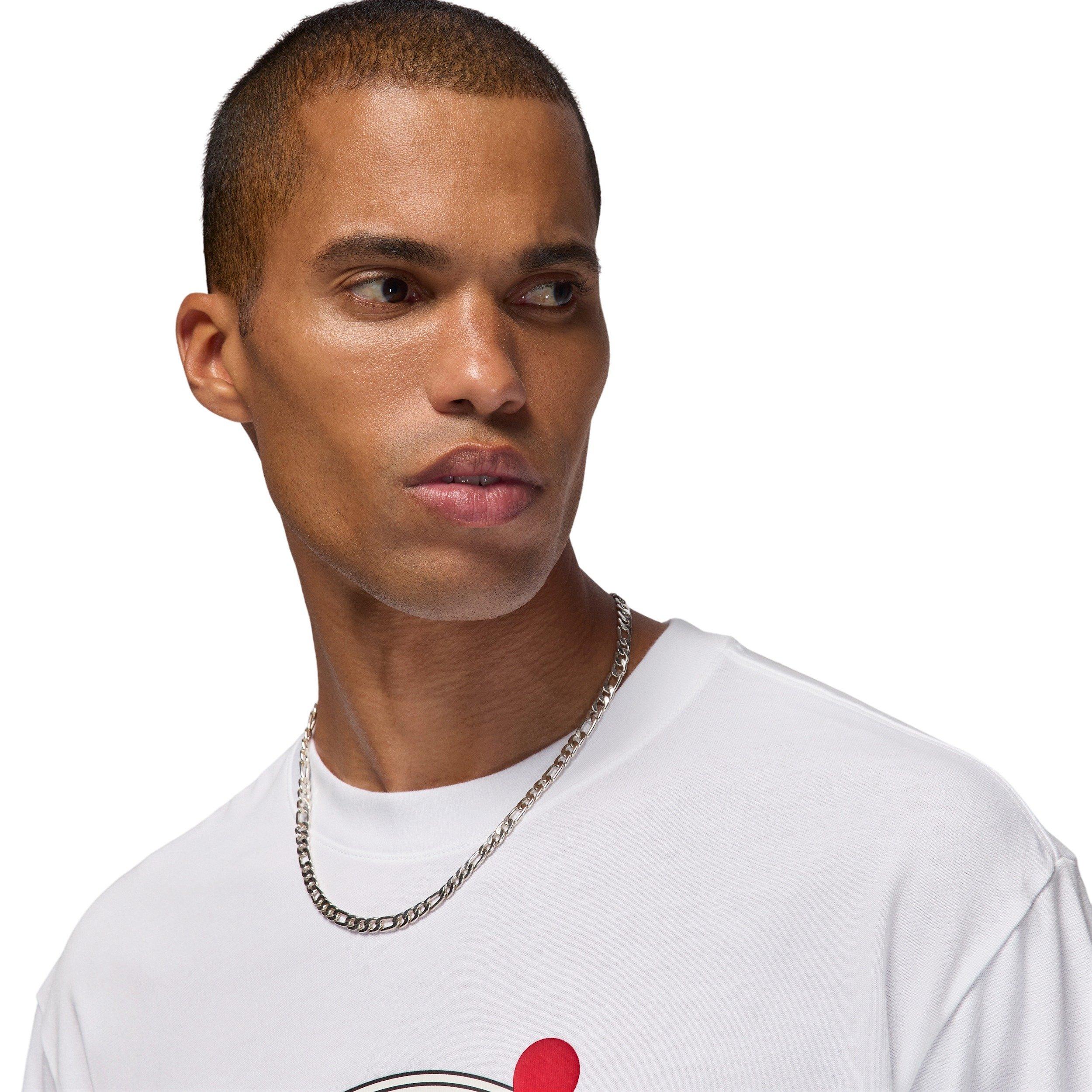 Jordan Men's Flight Club Long-Sleeve T-Shirt - WHITE Thumbnail View 3