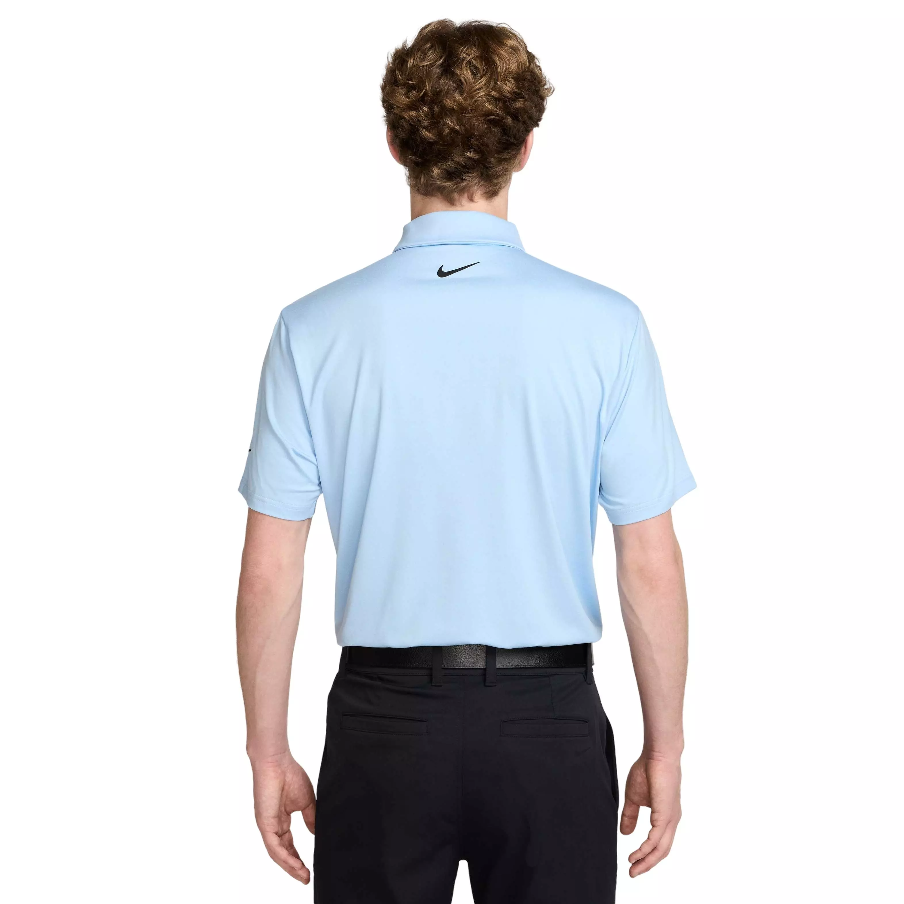 Nike Men's Tour Dri-FIT Heathered Golf Polo - BLUE