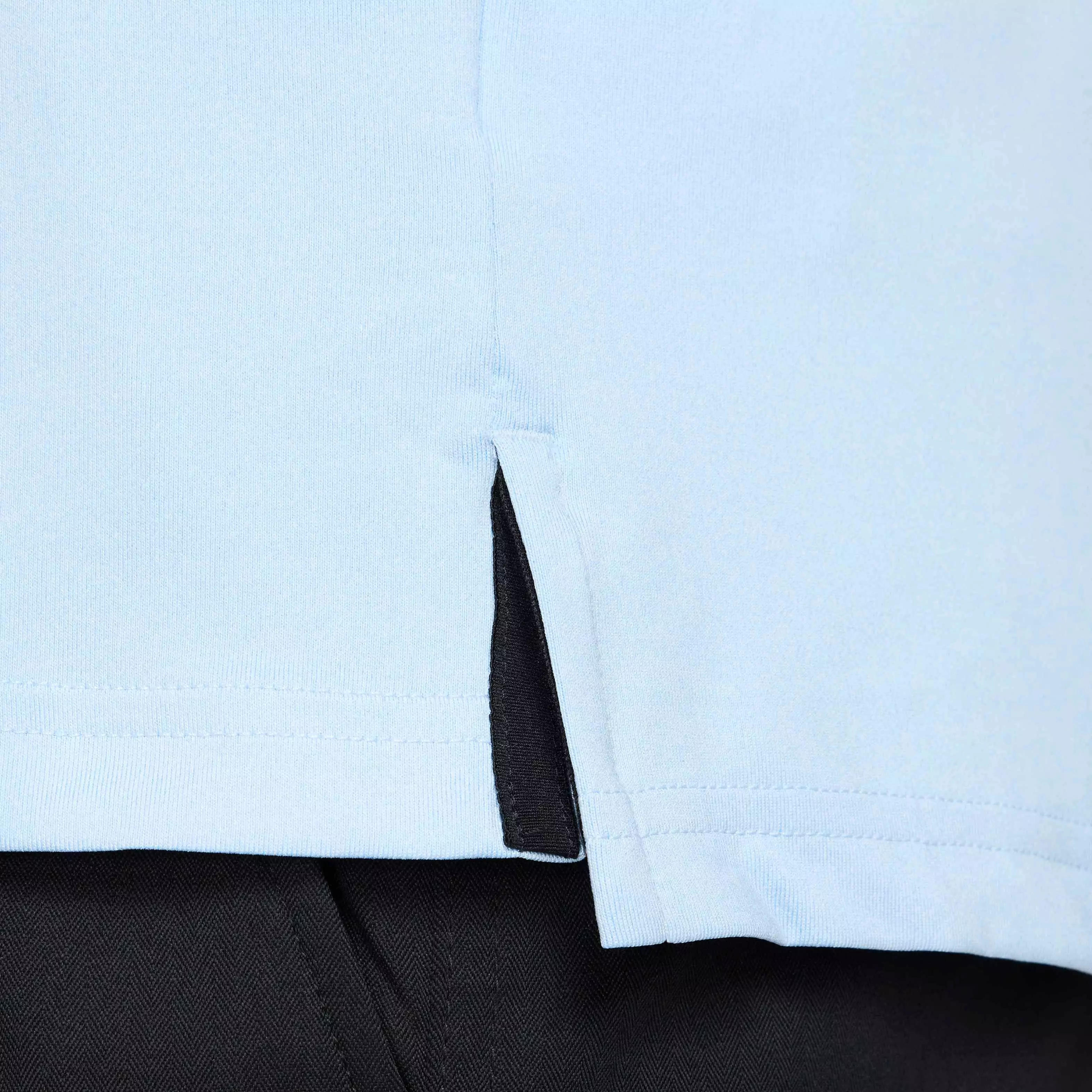 Nike Men's Tour Dri-FIT Heathered Golf Polo - BLUE