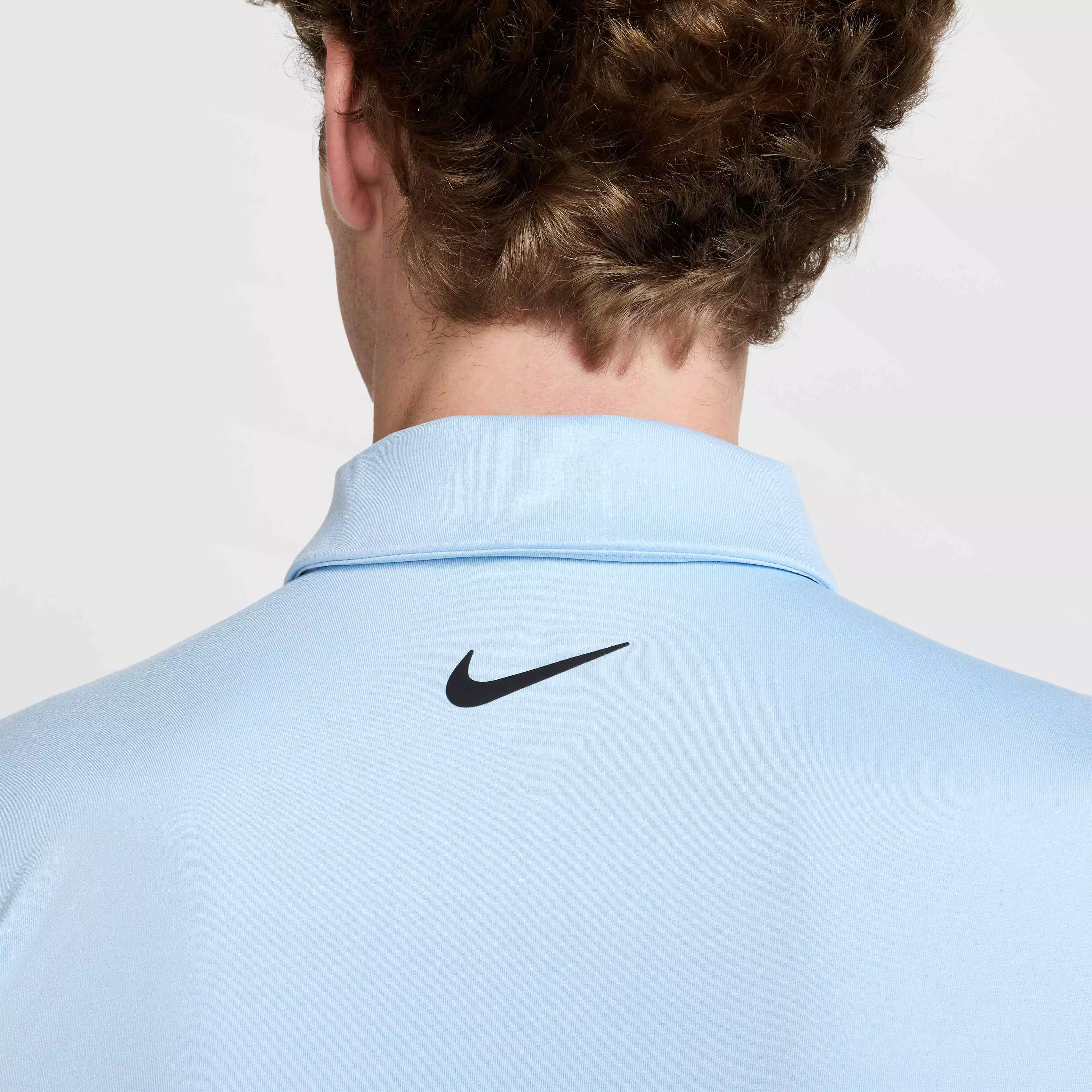 Nike Men's Tour Dri-FIT Heathered Golf Polo - BLUE