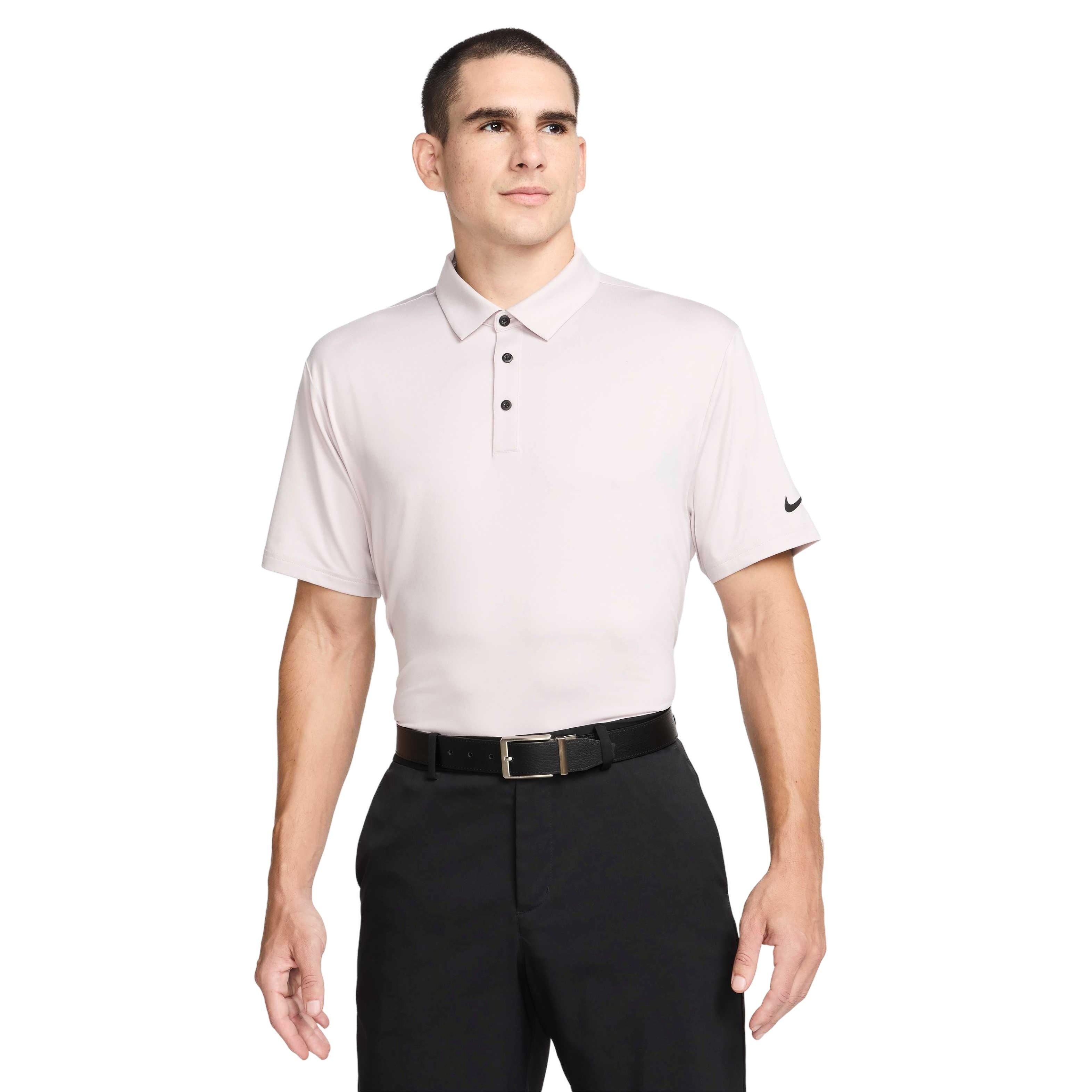 Nike Men's Tour Dri-FIT Heathered Golf Polo - PURPLE Thumbnail View 1