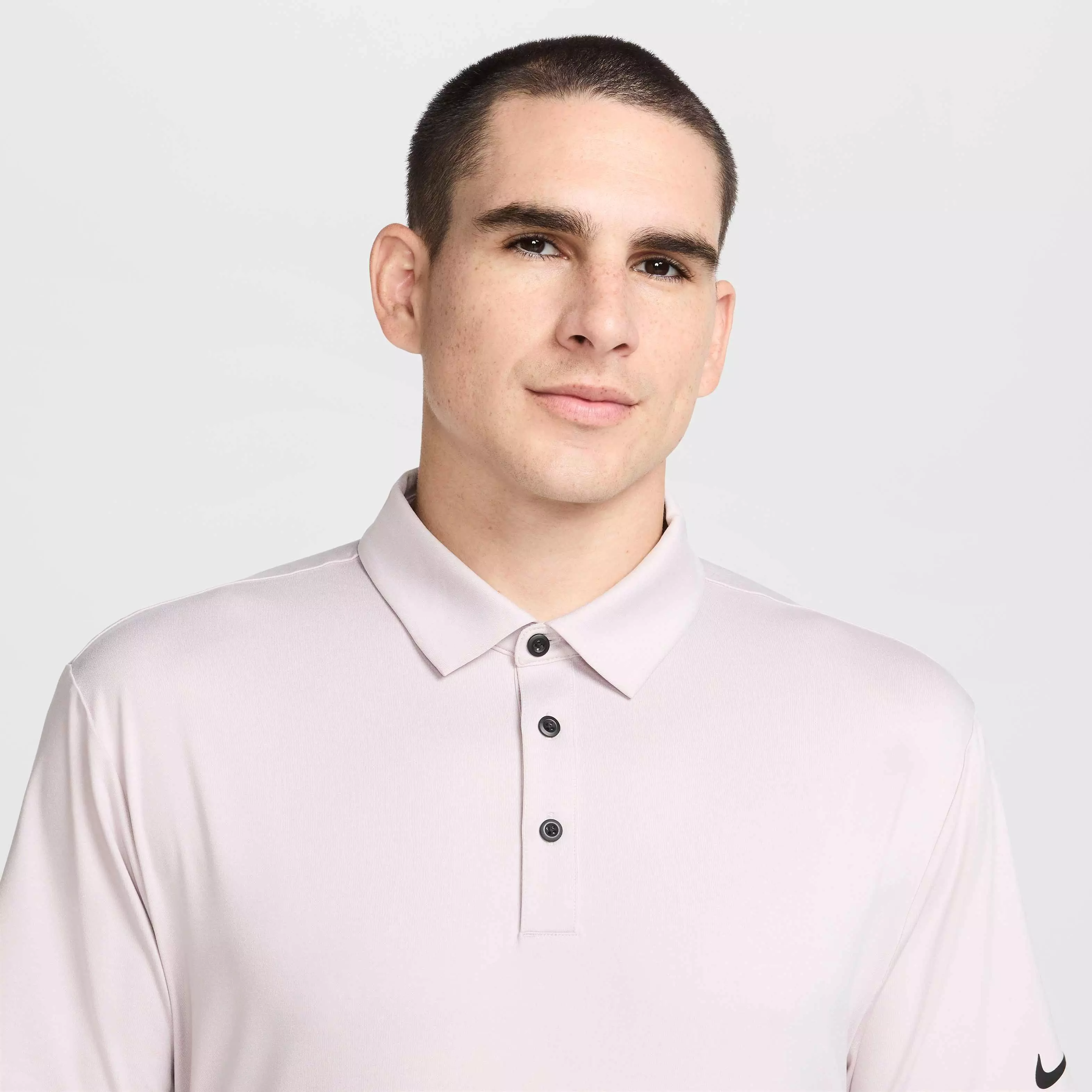 Nike Men's Tour Dri-FIT Heathered Golf Polo - PURPLE