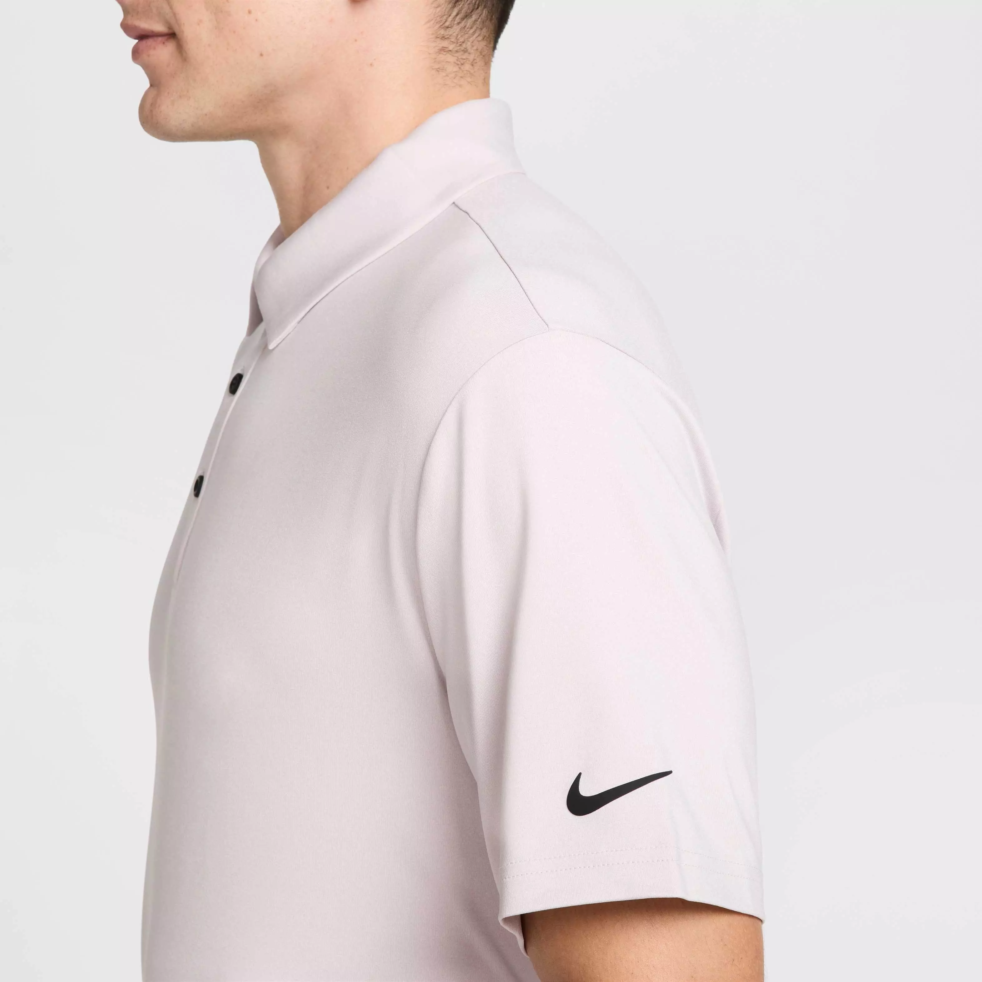 Nike Men's Tour Dri-FIT Heathered Golf Polo - PURPLE
