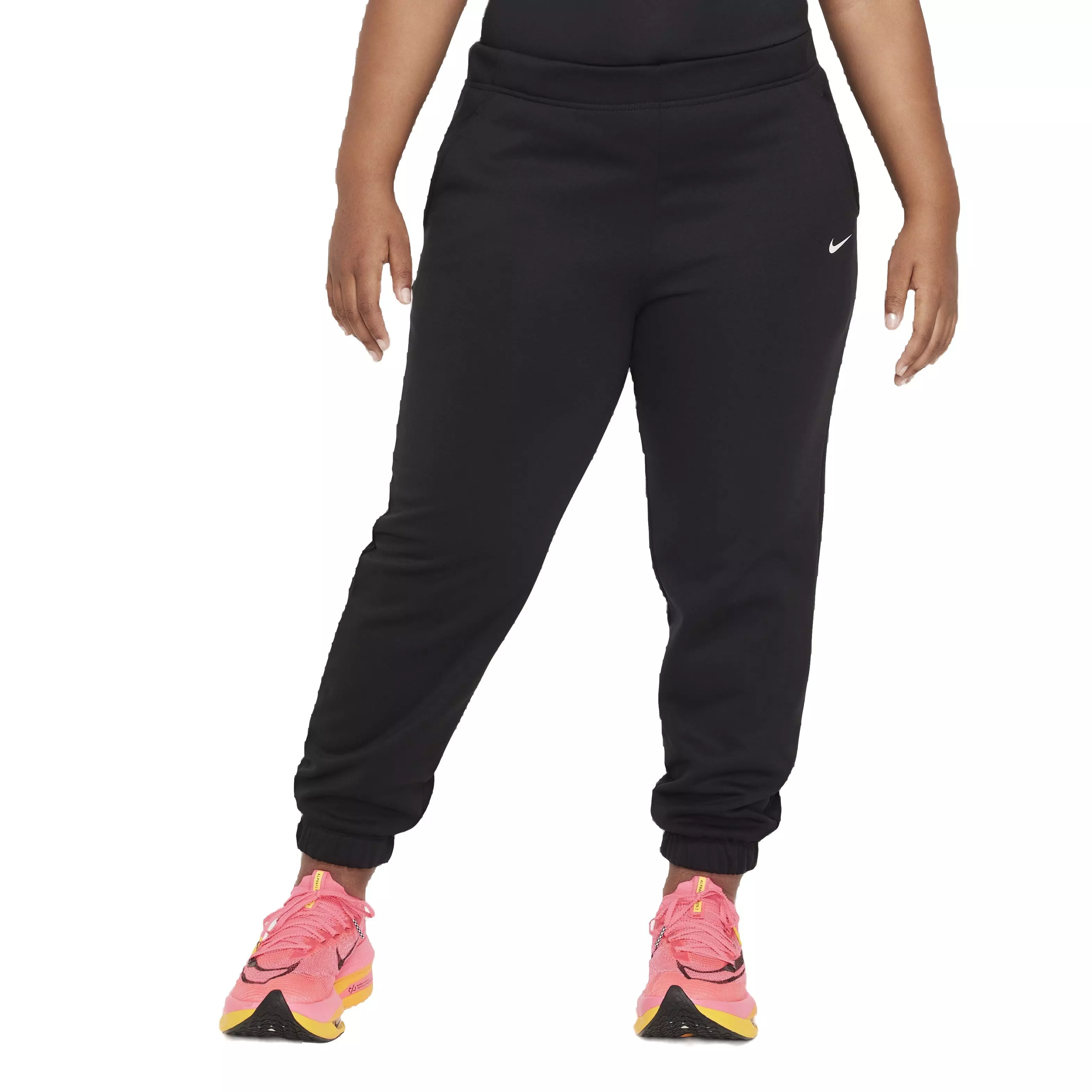 Nike Big Girls' Therma-FIT Cuffed Pants -Black - BLACK